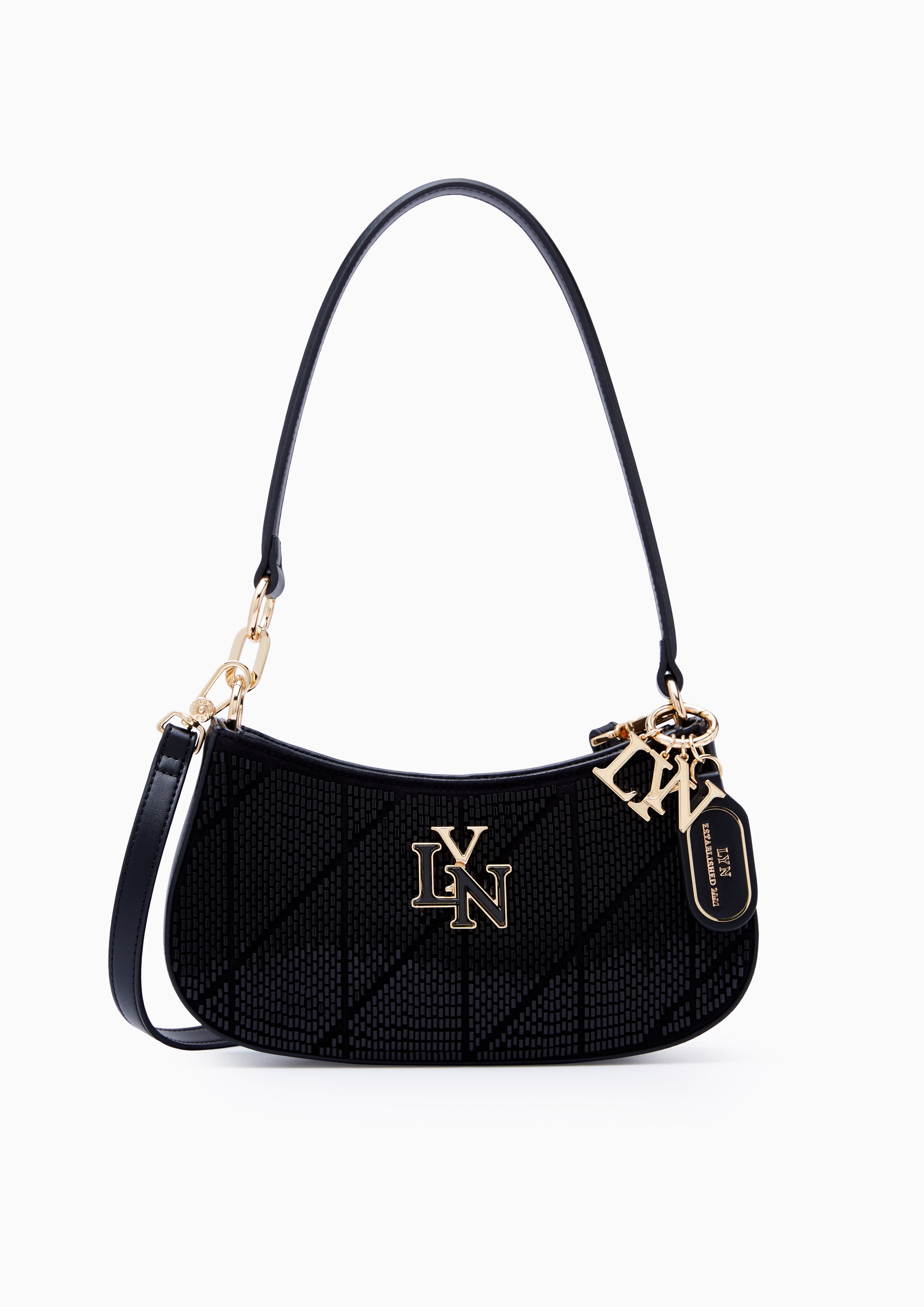 New Gastonia Rita Bead Shoulder Bag - Black