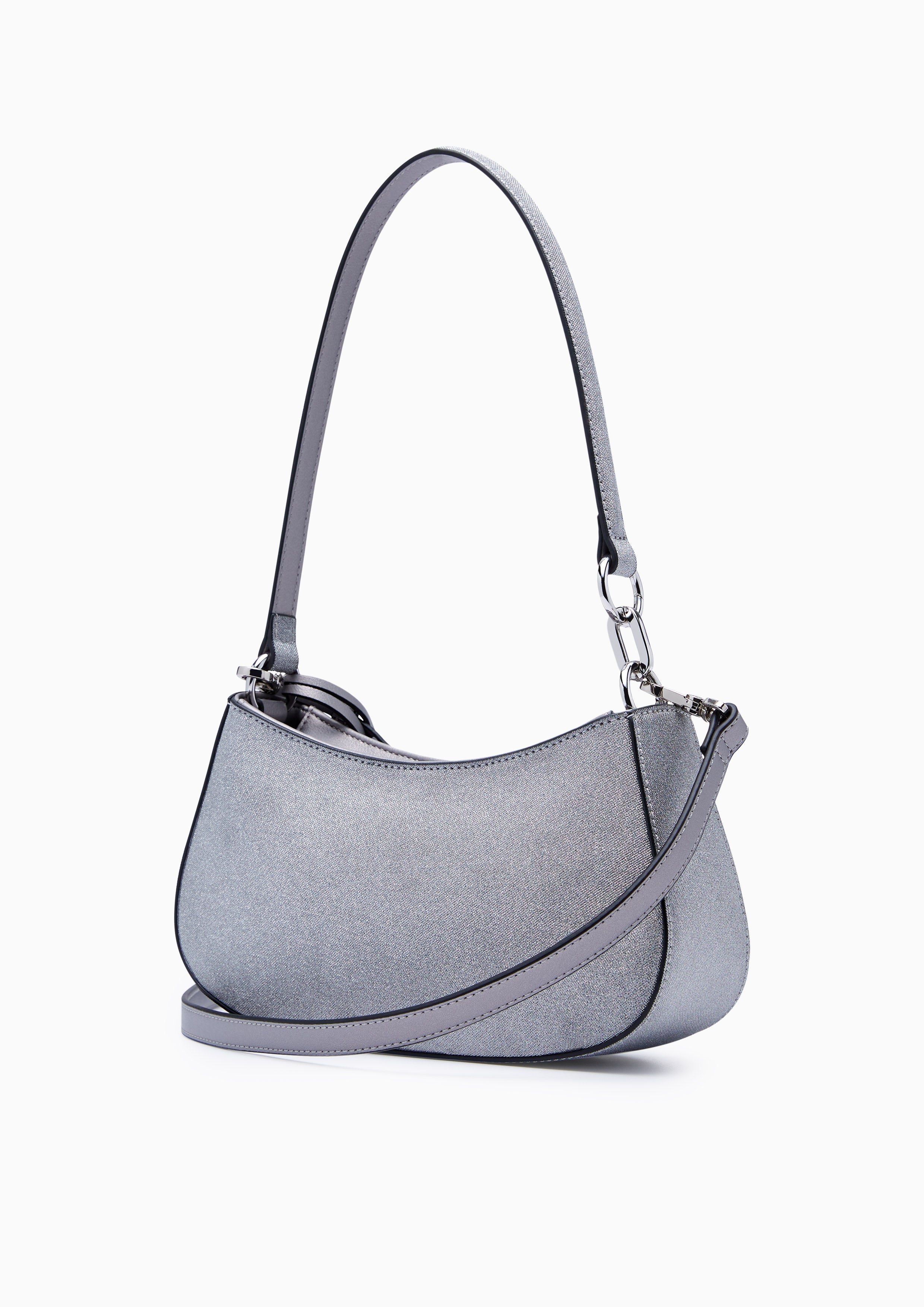 New Gastonia Rita Glitter Shoulder Bag - Glitter Grey
