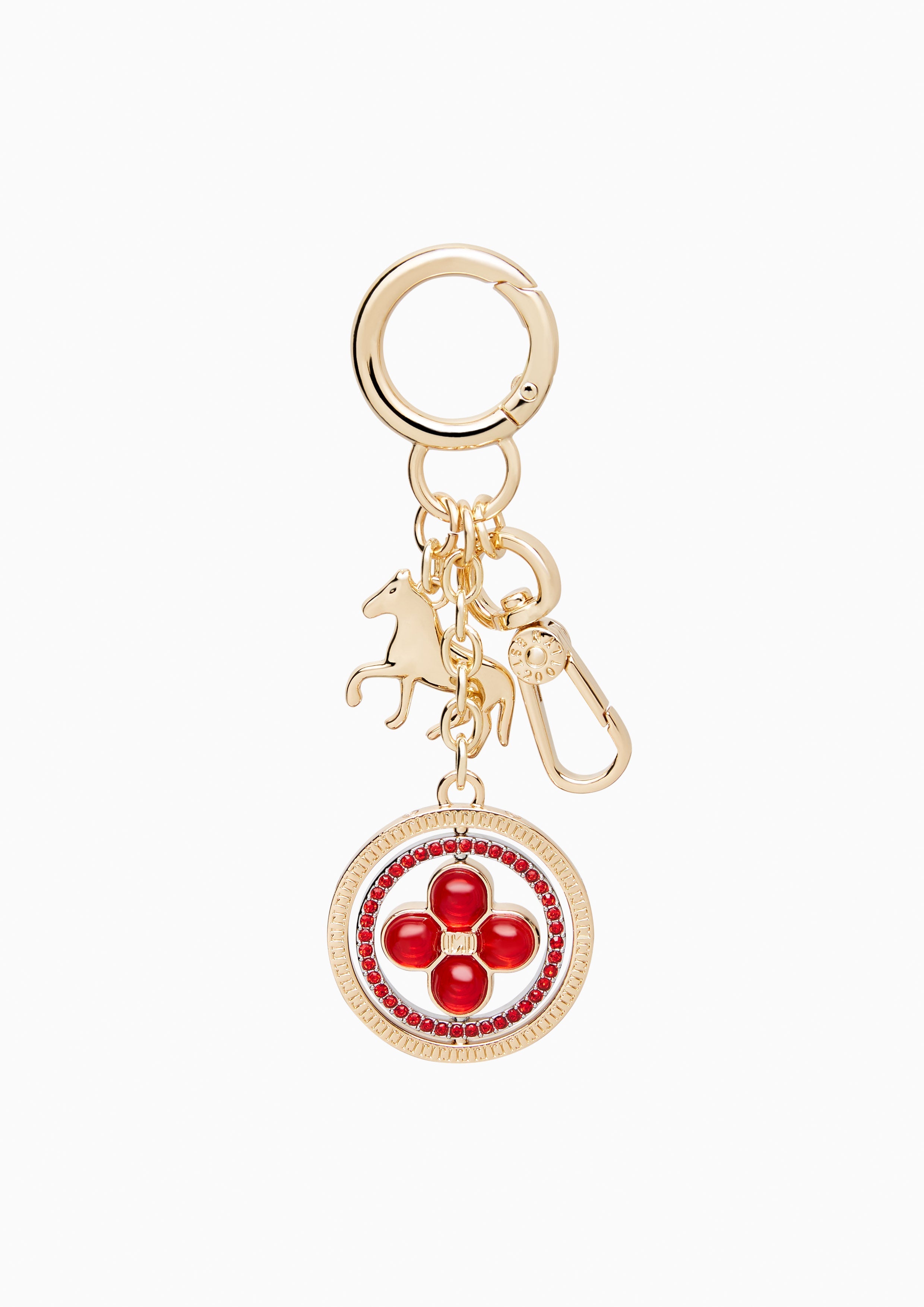 Lyn Horse Lucky Charm Keychains - Red