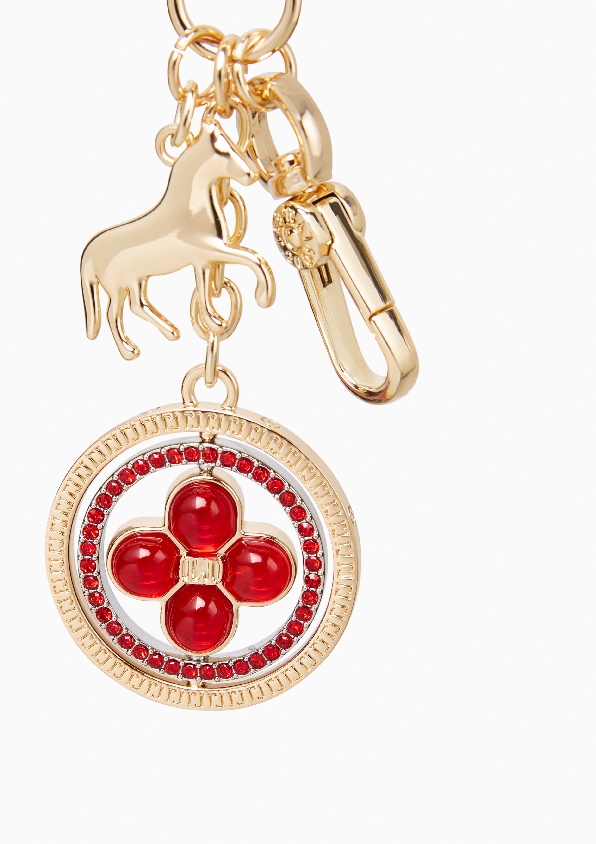 Lyn Horse Lucky Charm Keychains - Red
