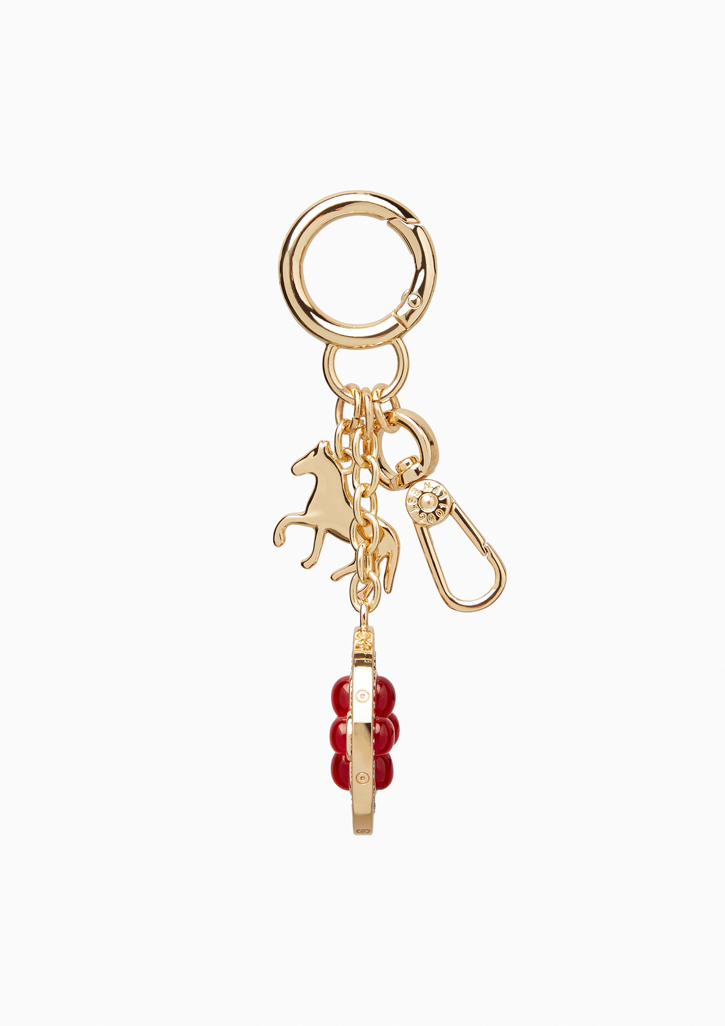 Lyn Horse Lucky Charm Keychains - Red