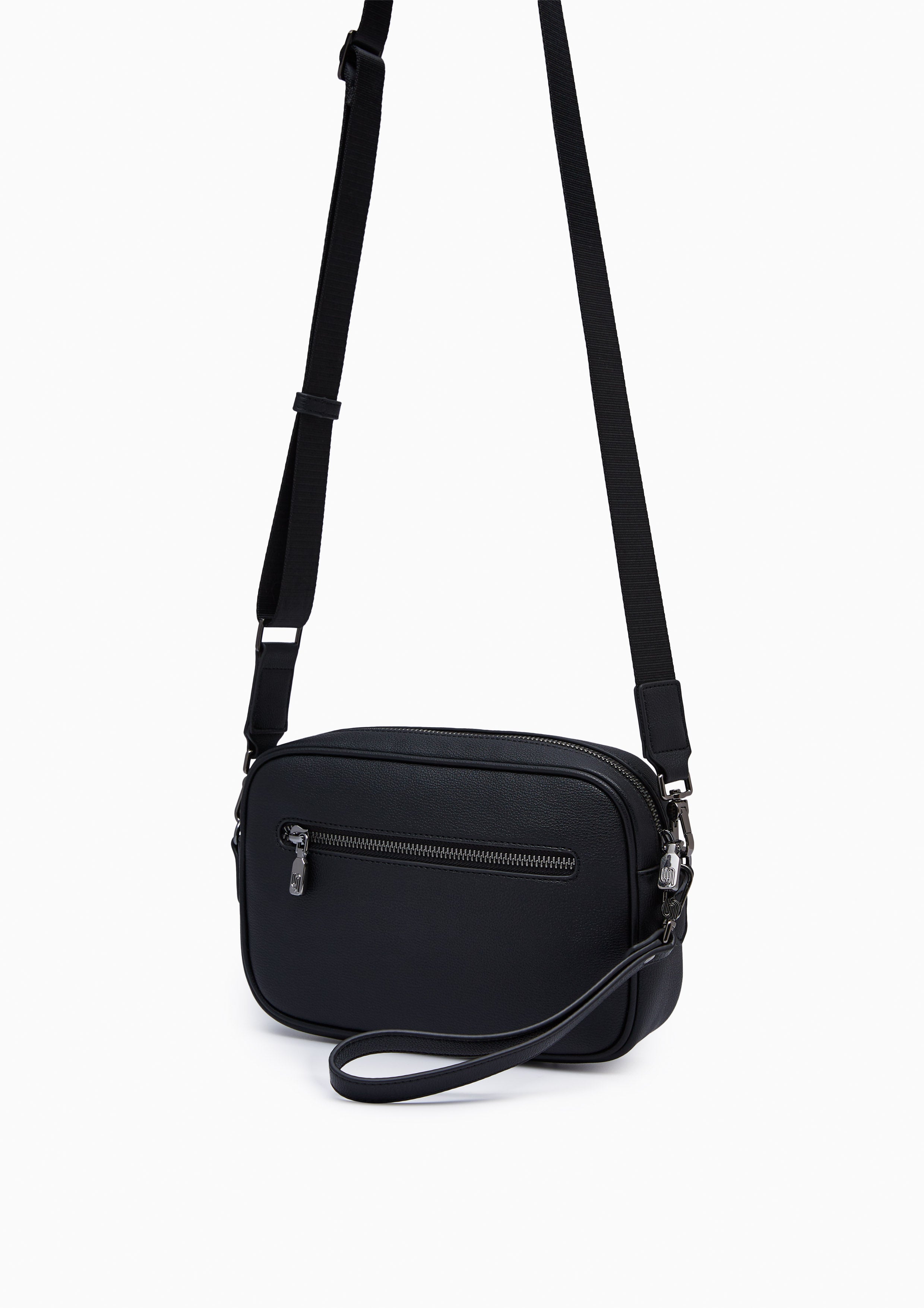 Woody Infinite Cross M Crossbody Bag - Black