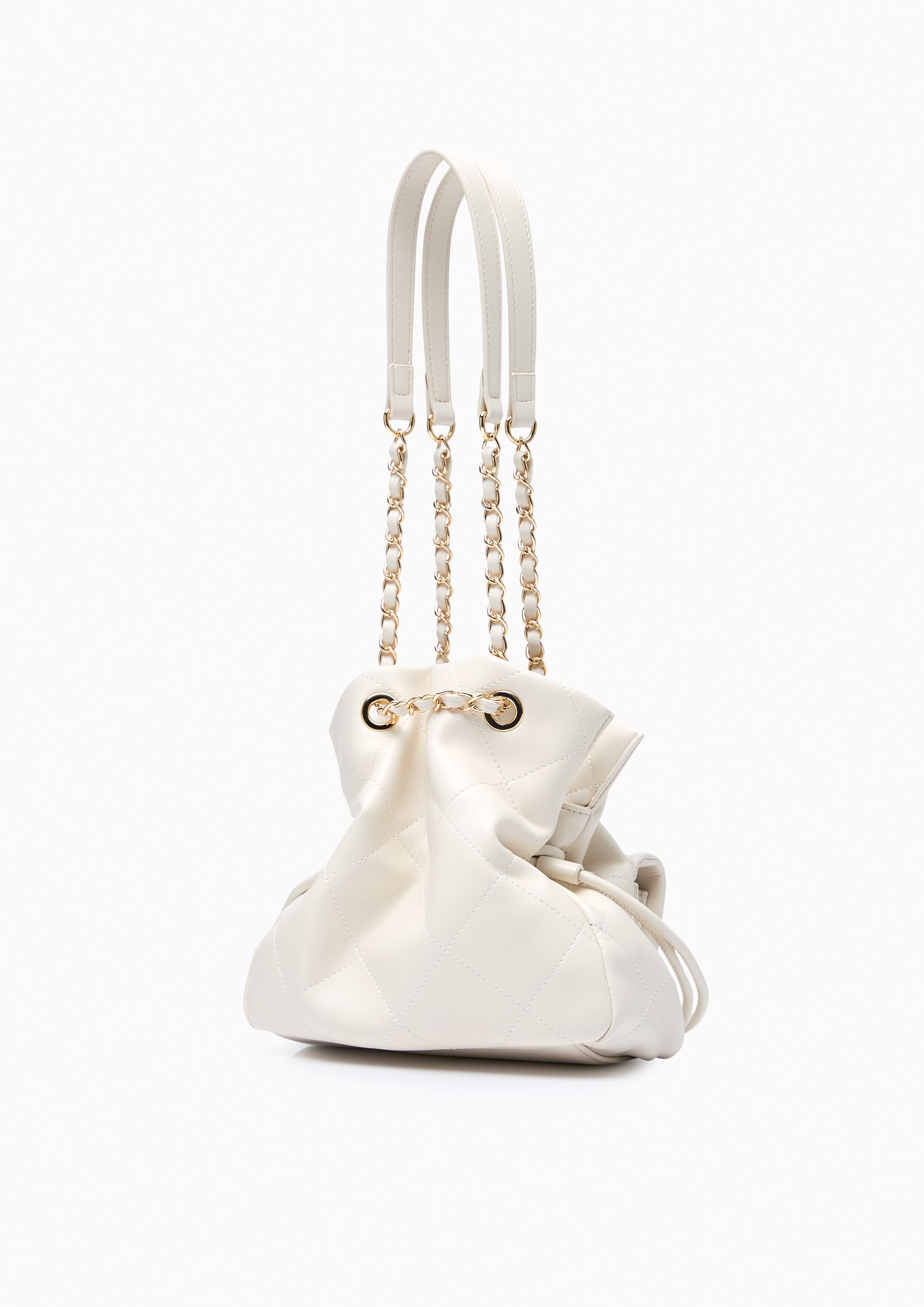Destiny Ii Drawstring Bucket Bag - Ivory