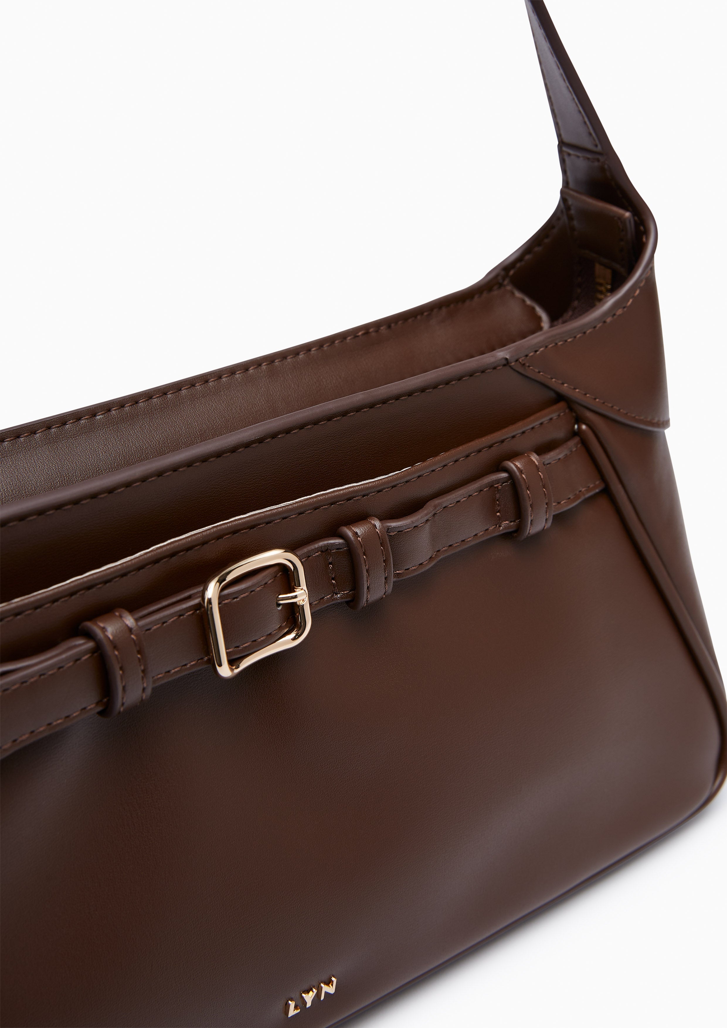 Maynon L Shoulder Bag - Dark Brown