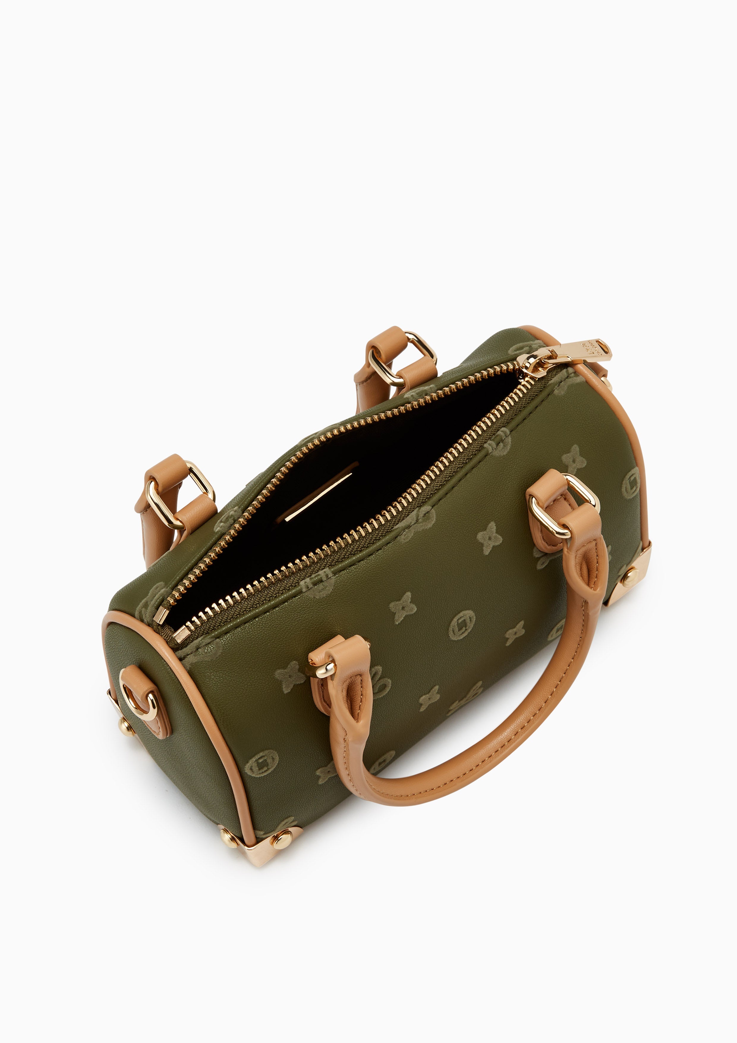 Ashlyn Mini Handle Crossbody Bag - Dark Green