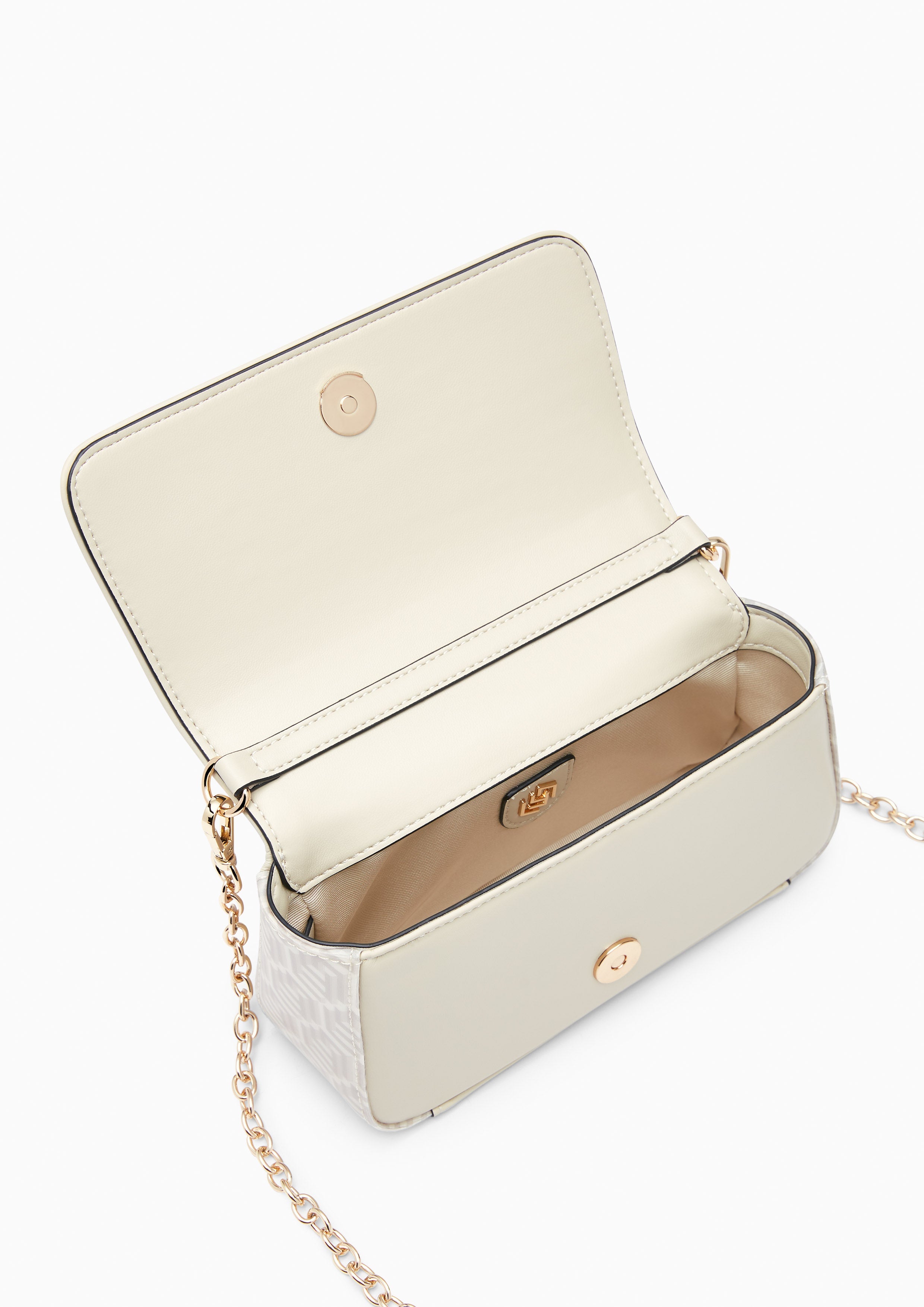 Rubik Crossbody Bag - Light Beige