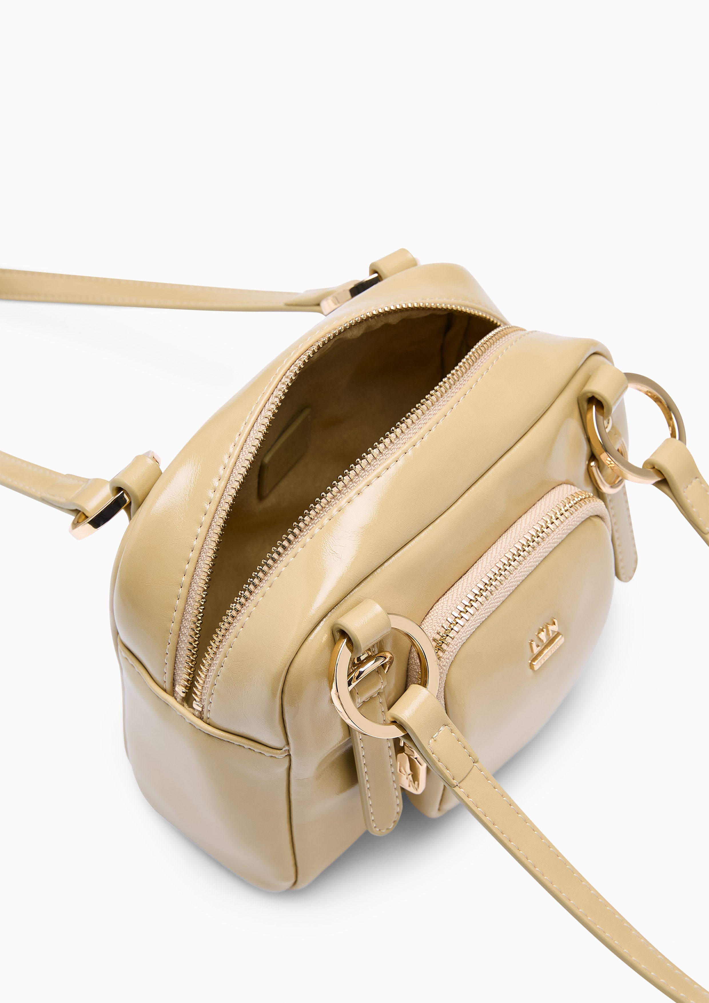 Baverly S Shoulder Bag - Beige