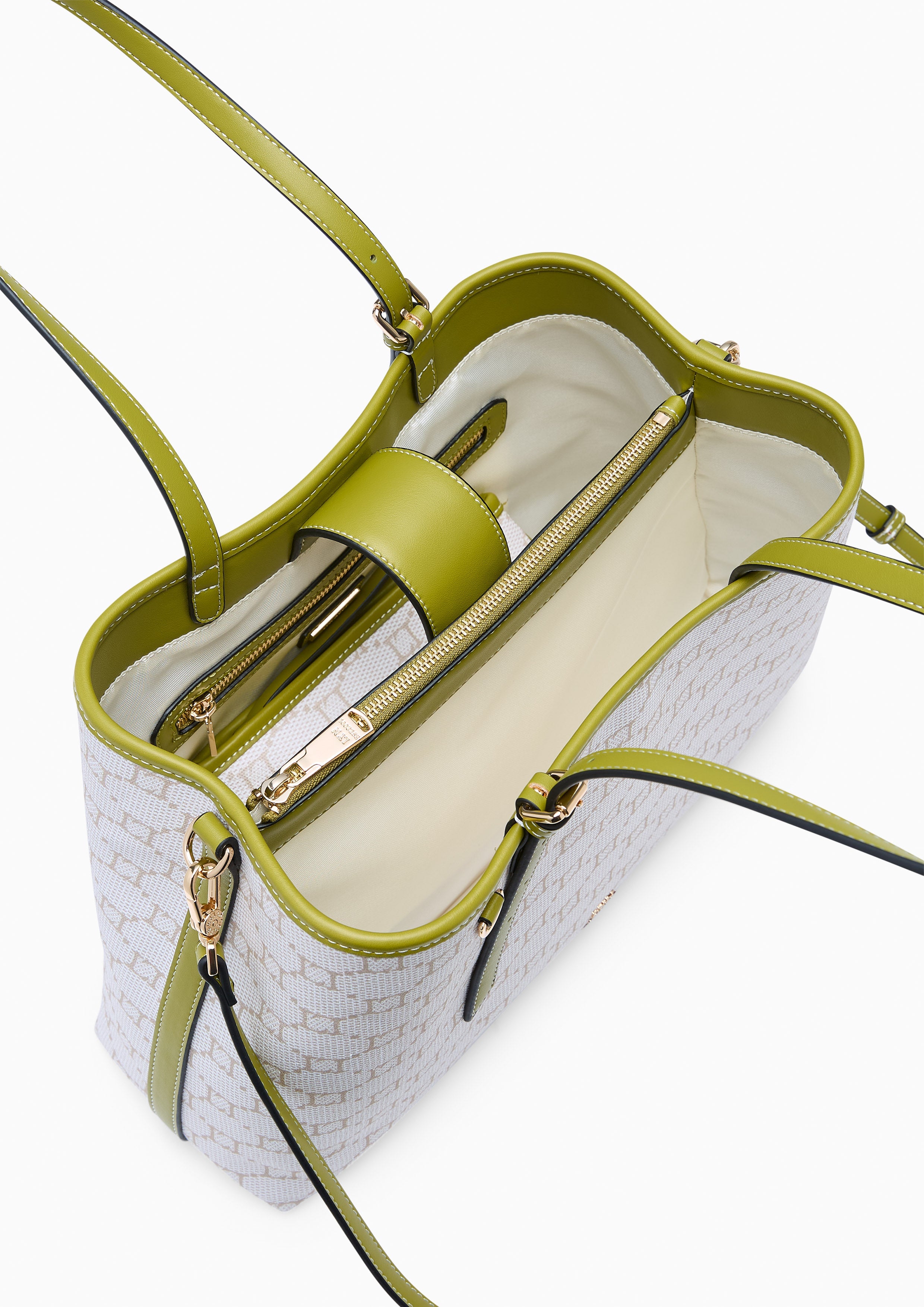 Serif XL Tote Bag - Printed Green
