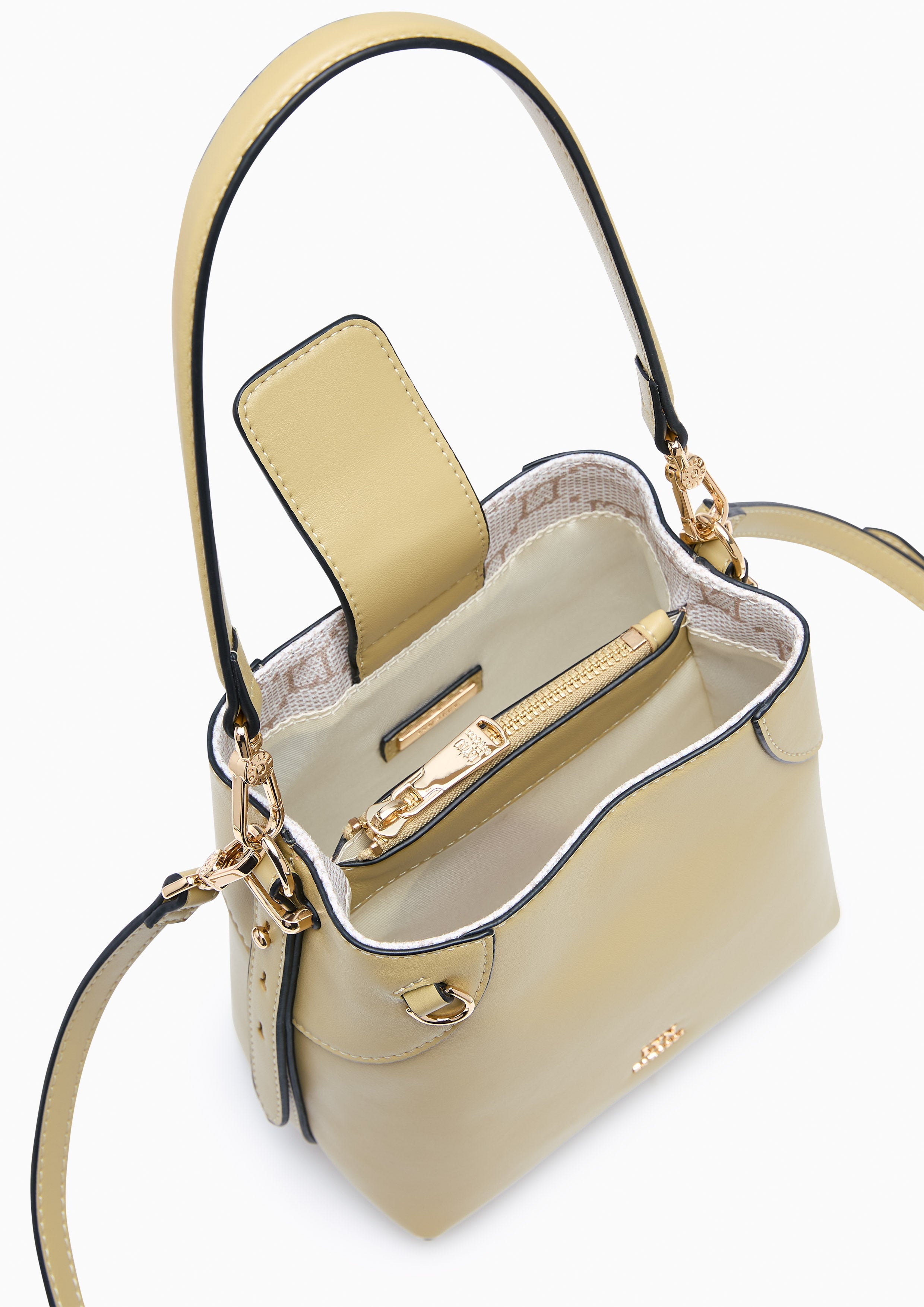 Serif S Bucket Bag - Light Green