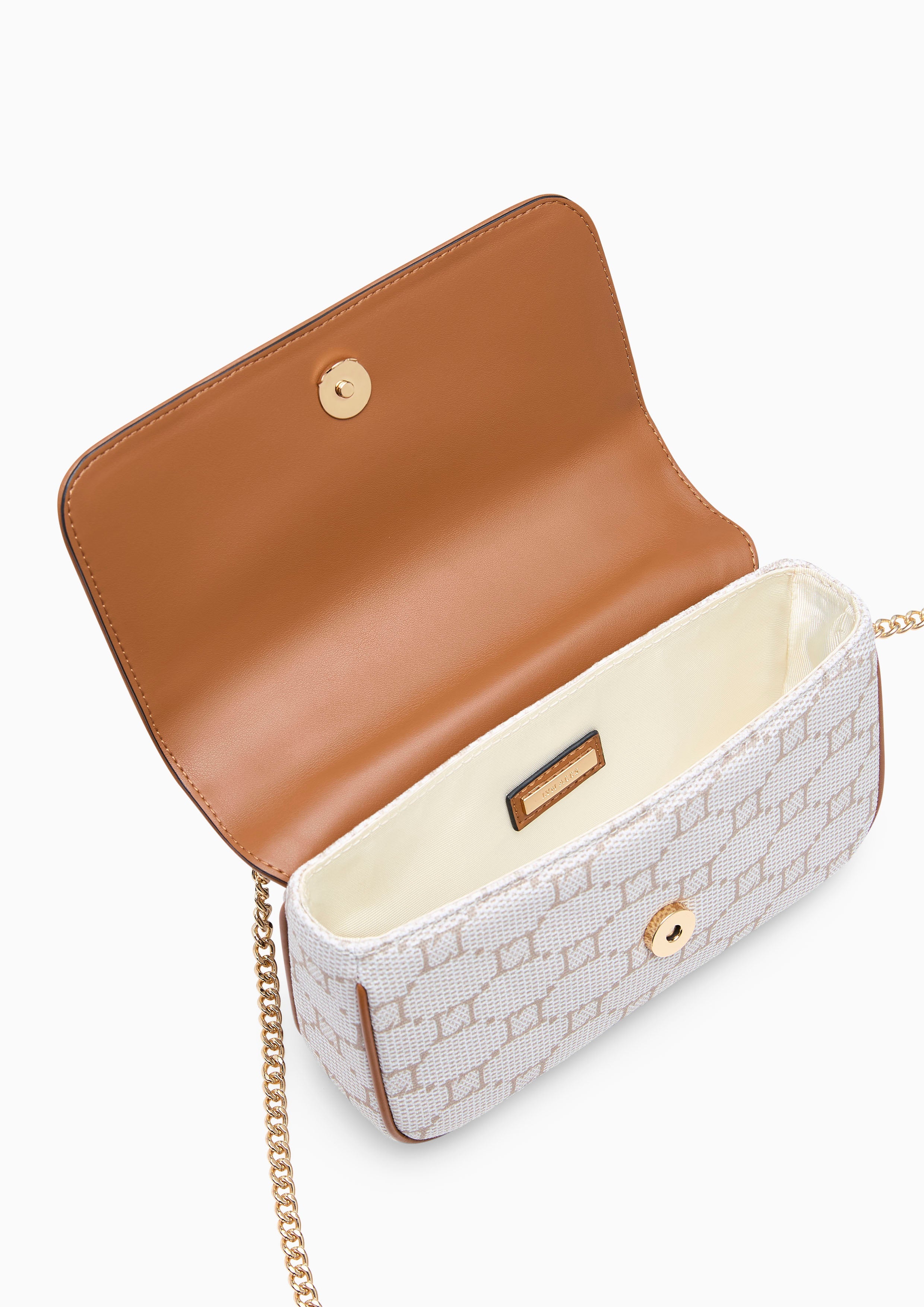 Serif S Crossbody Bag - Printed Tan