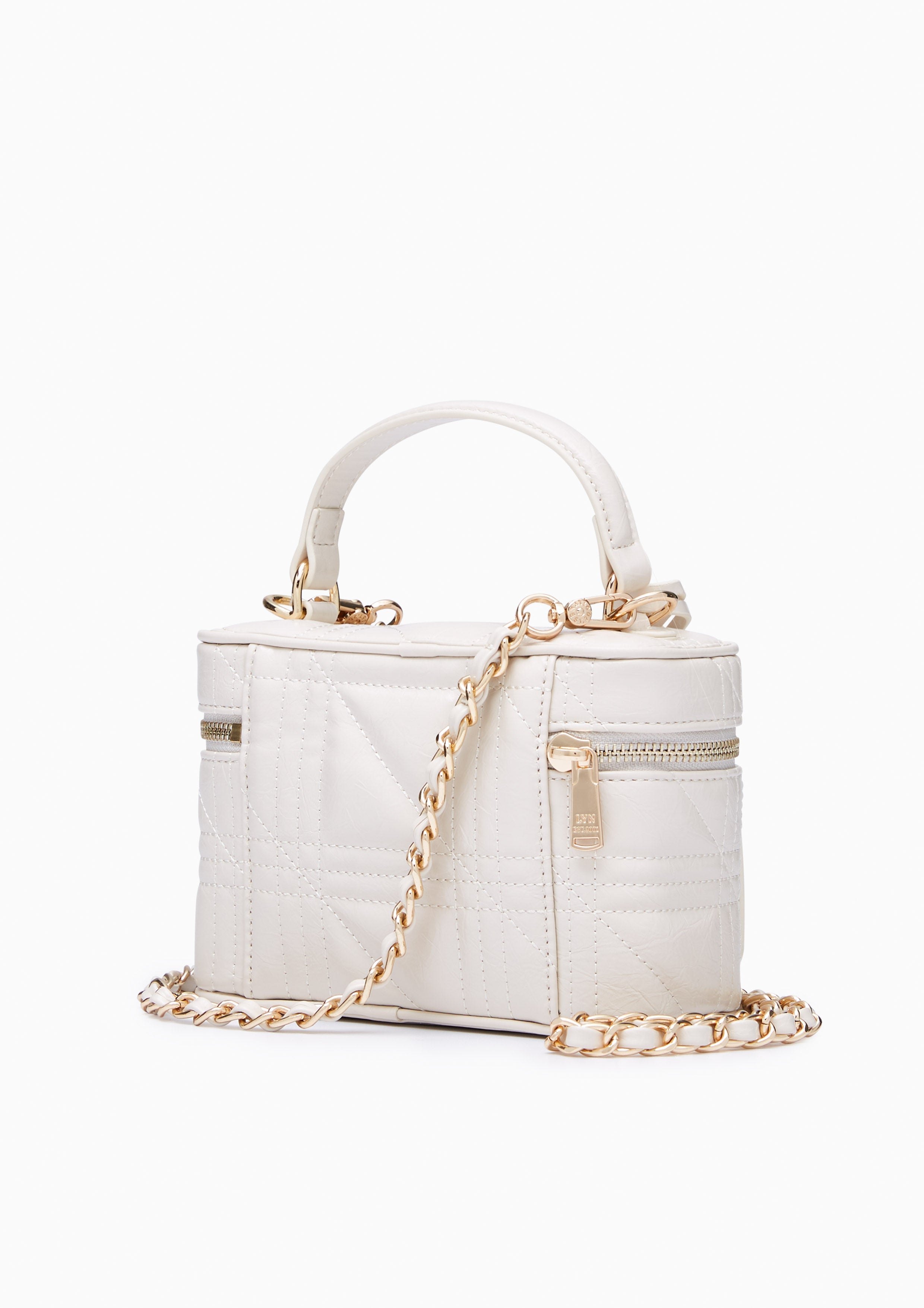 Daniela Vanity Box Bag - Ivory
