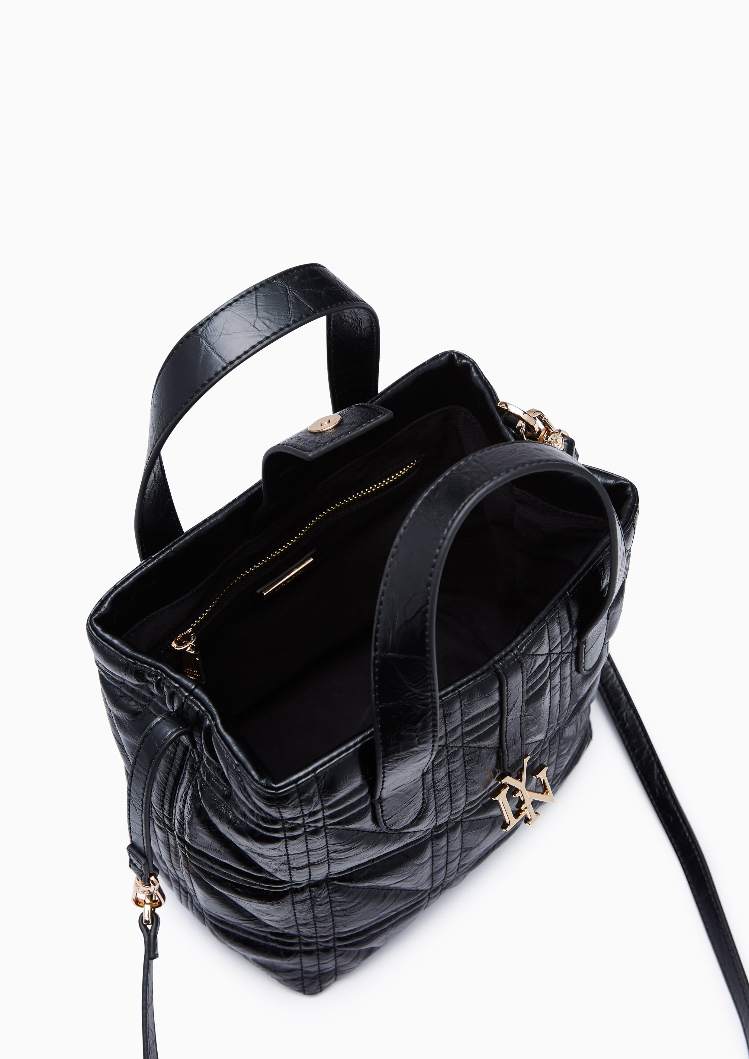 Daniela Tiny Tote Bag - Black