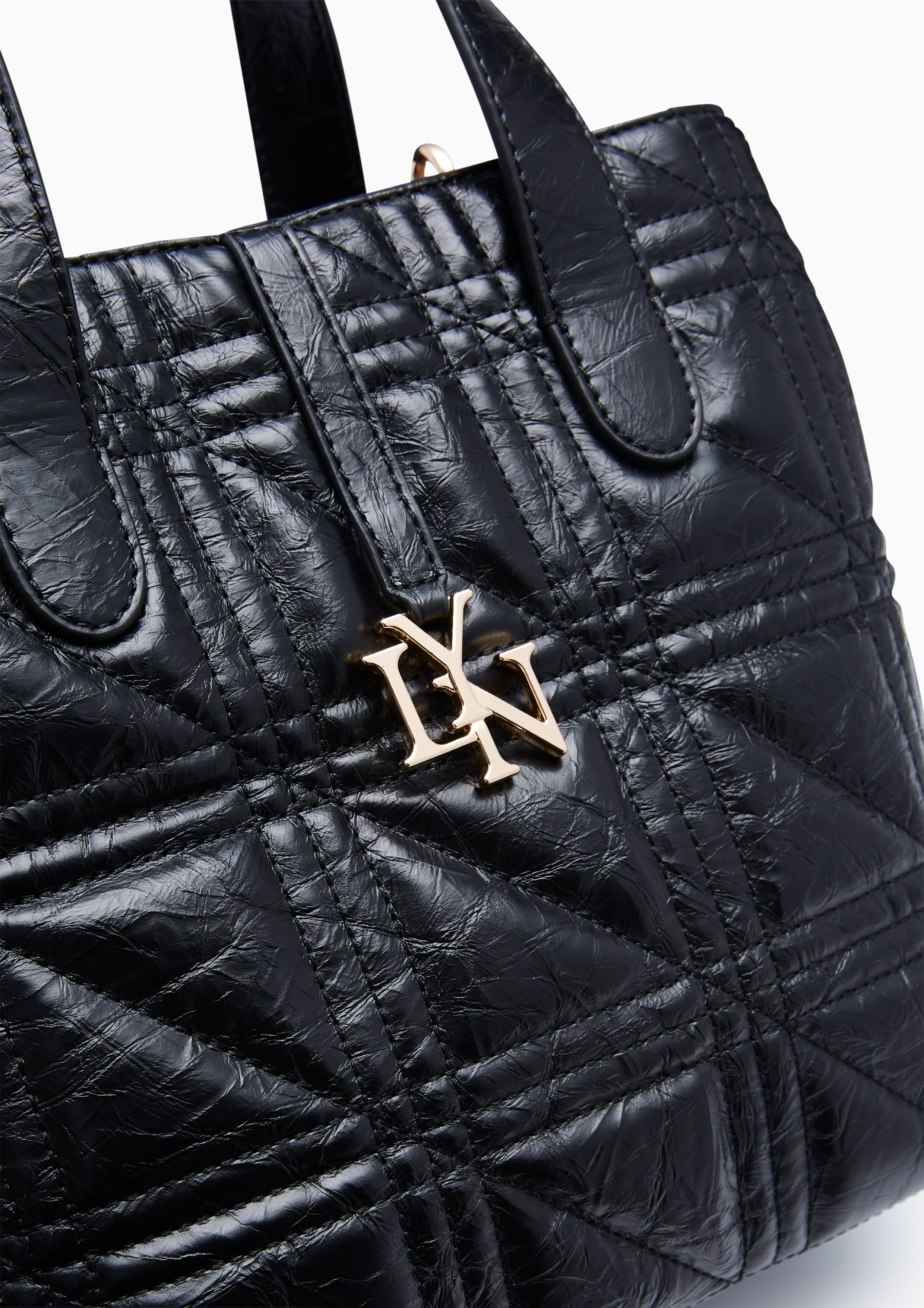 Daniela Tiny Tote Bag - Black