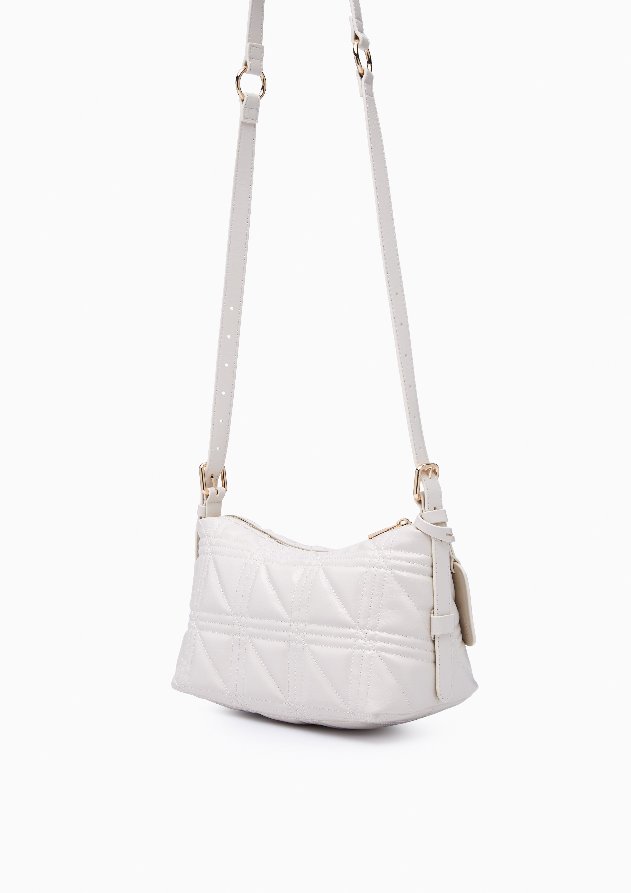 Daniela M Shoulder Bag - White