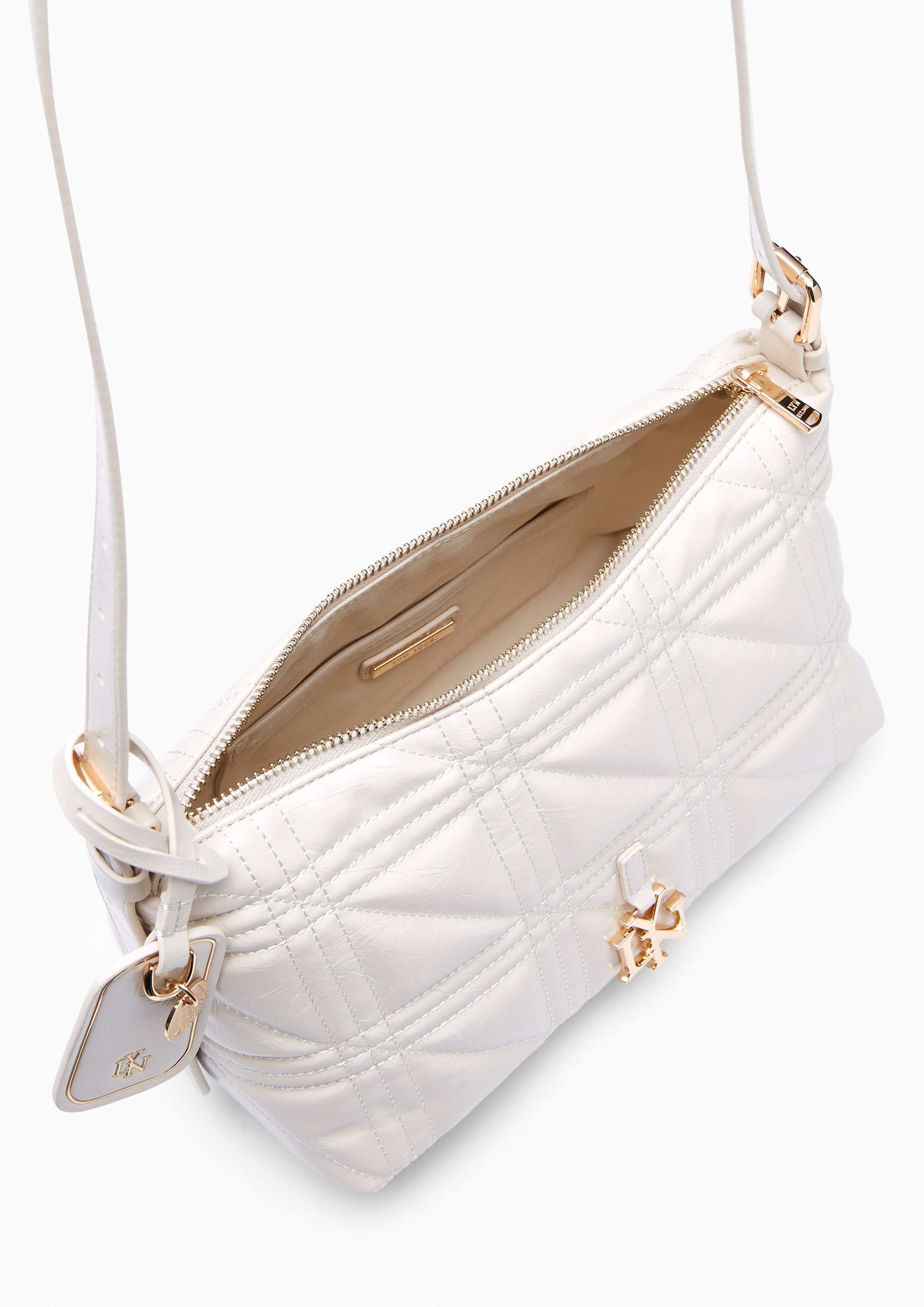 Daniela M Shoulder Bag - White