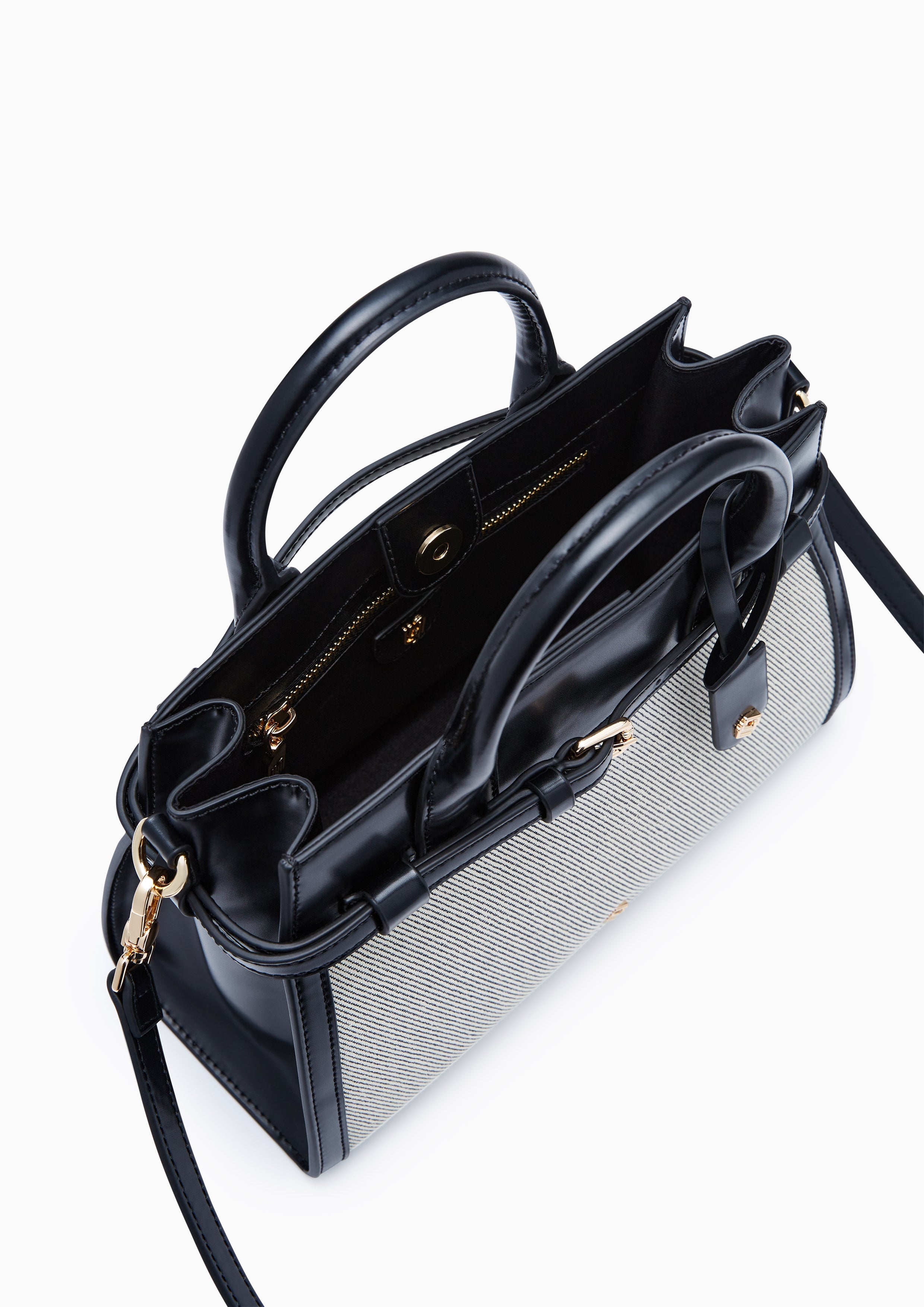 Gem Infinite Top Handle M Handbag - Black