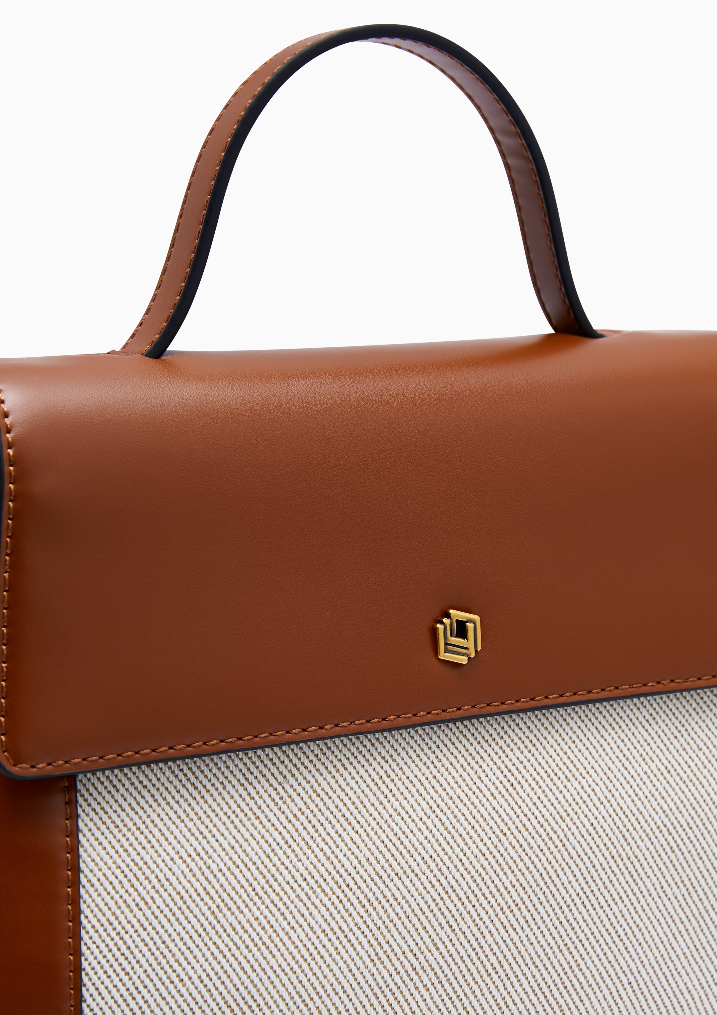 Gem Infinite Top Handle S Handbag - Tan