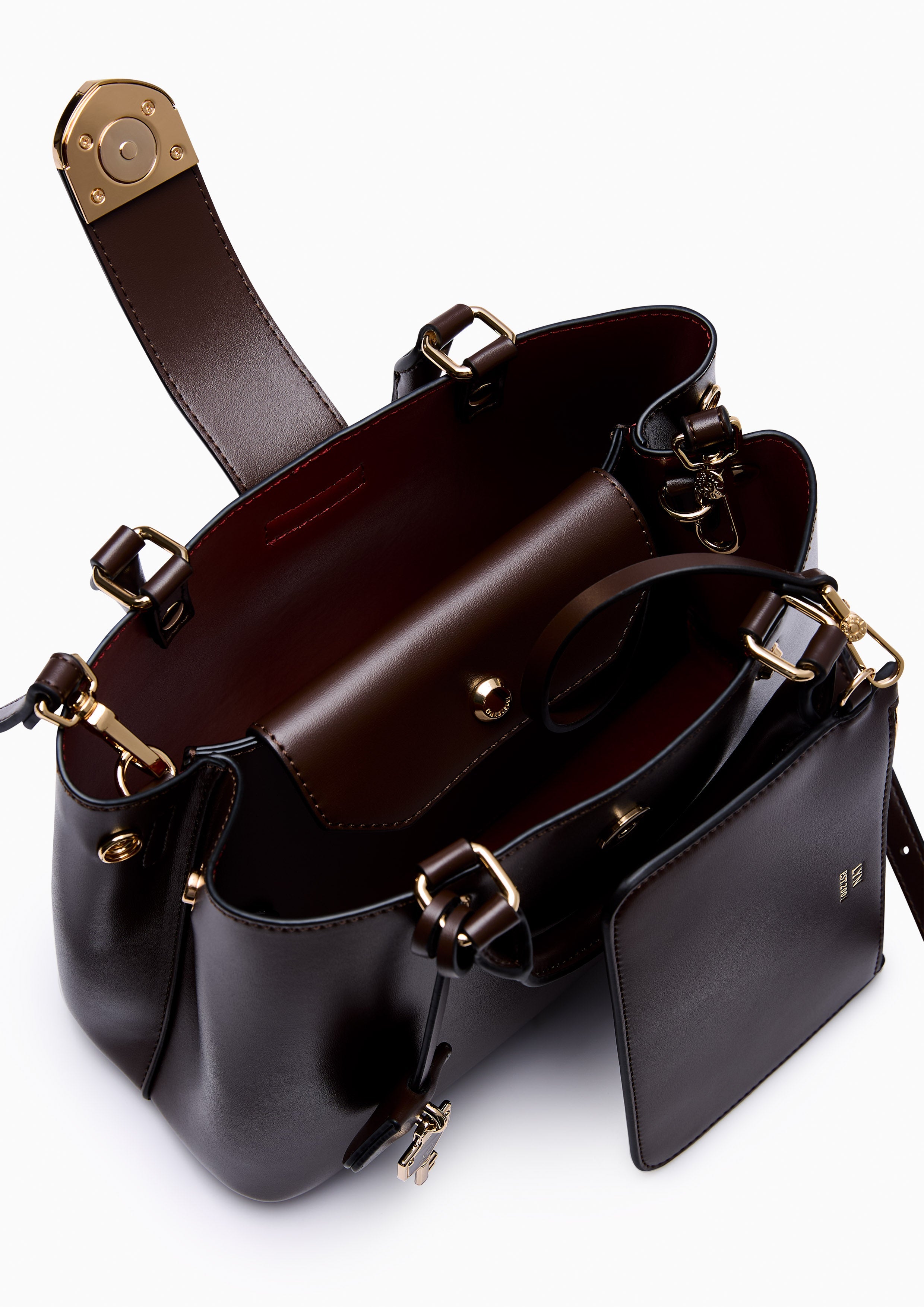 Re-Edit Athen M Tote Bag - Dark Brown
