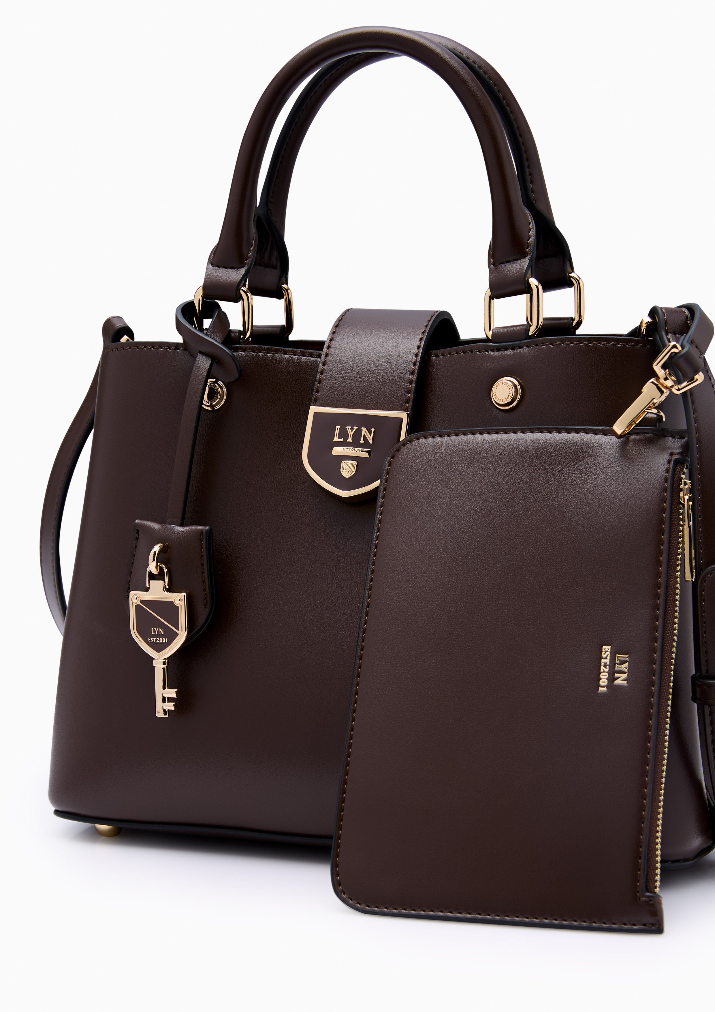 Re-Edit Athen M Tote Bag - Dark Brown