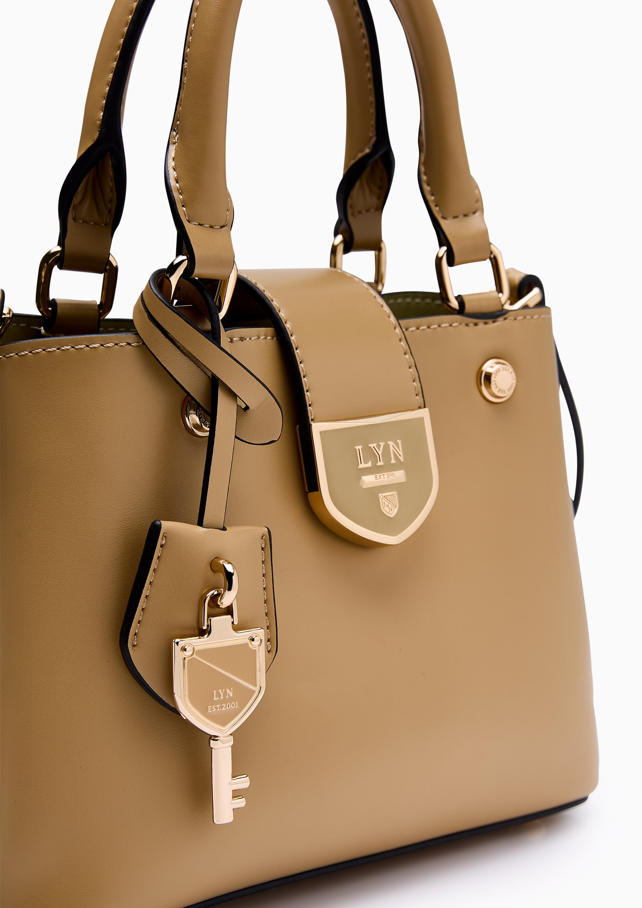 Re-Edit New Athena S Tote Bag - Light Brown