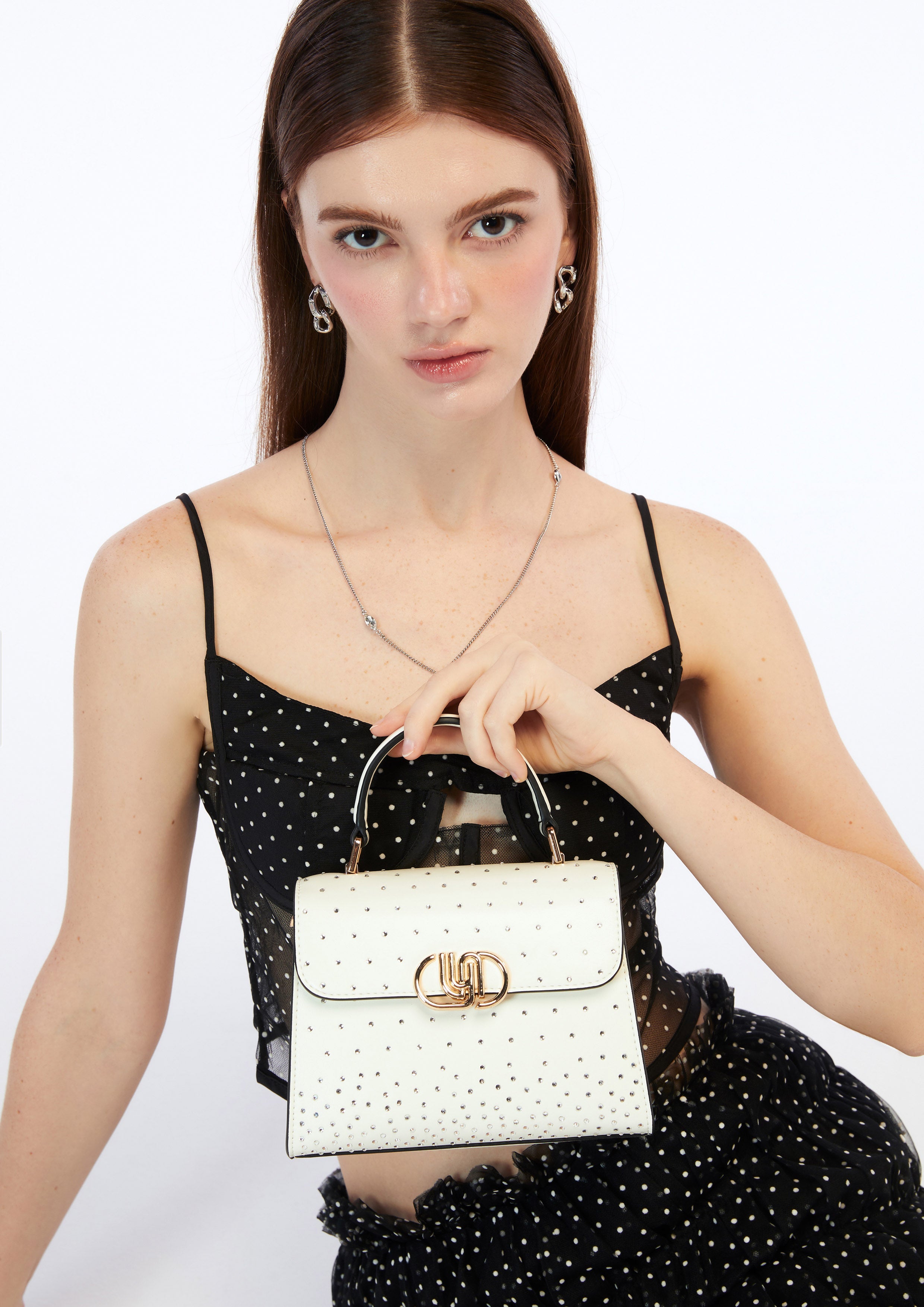 Nova Infinite Top Handle Handbag - Off-White