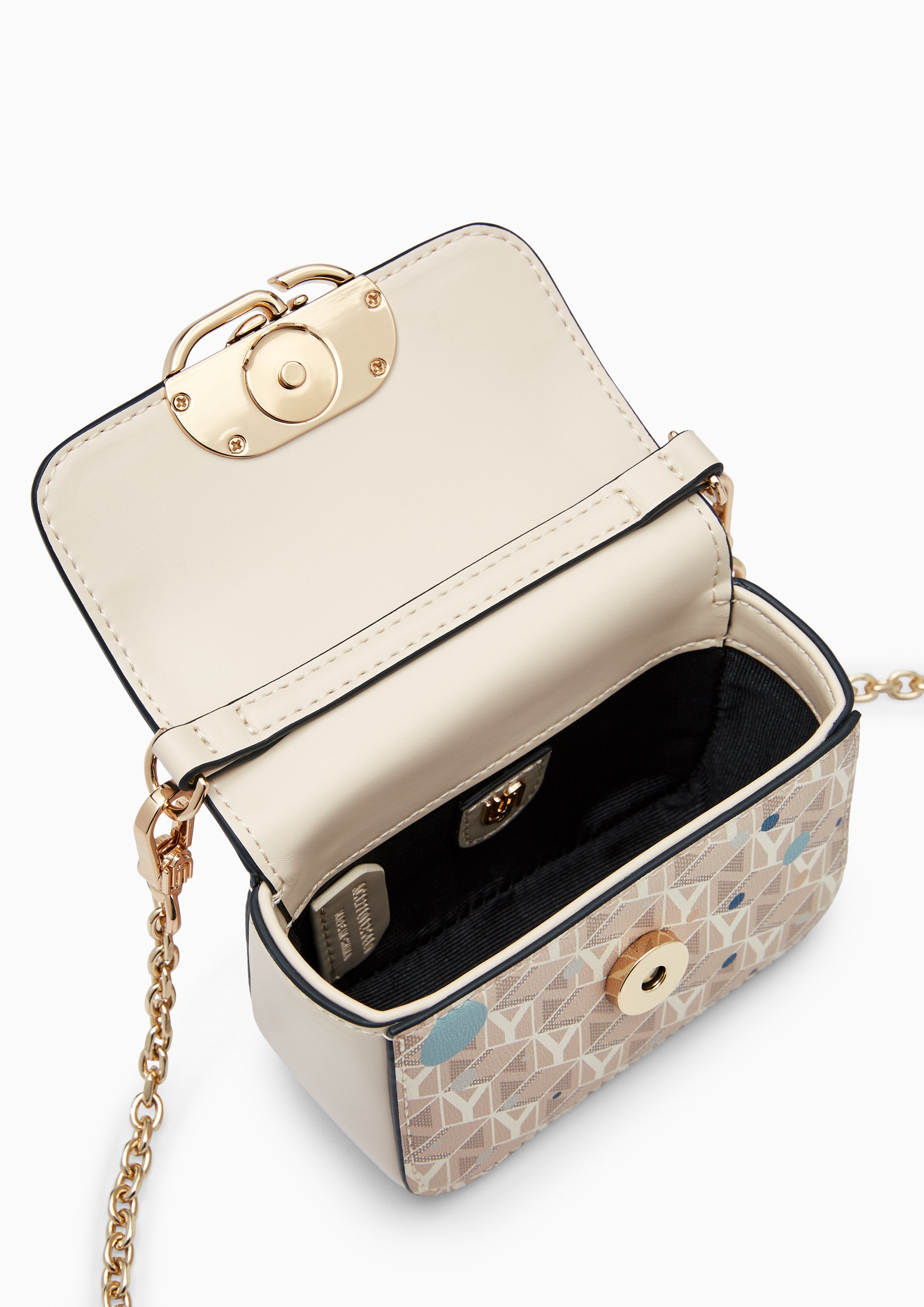 Nova Infinite Mini Crossbody Bag - Printed Beige