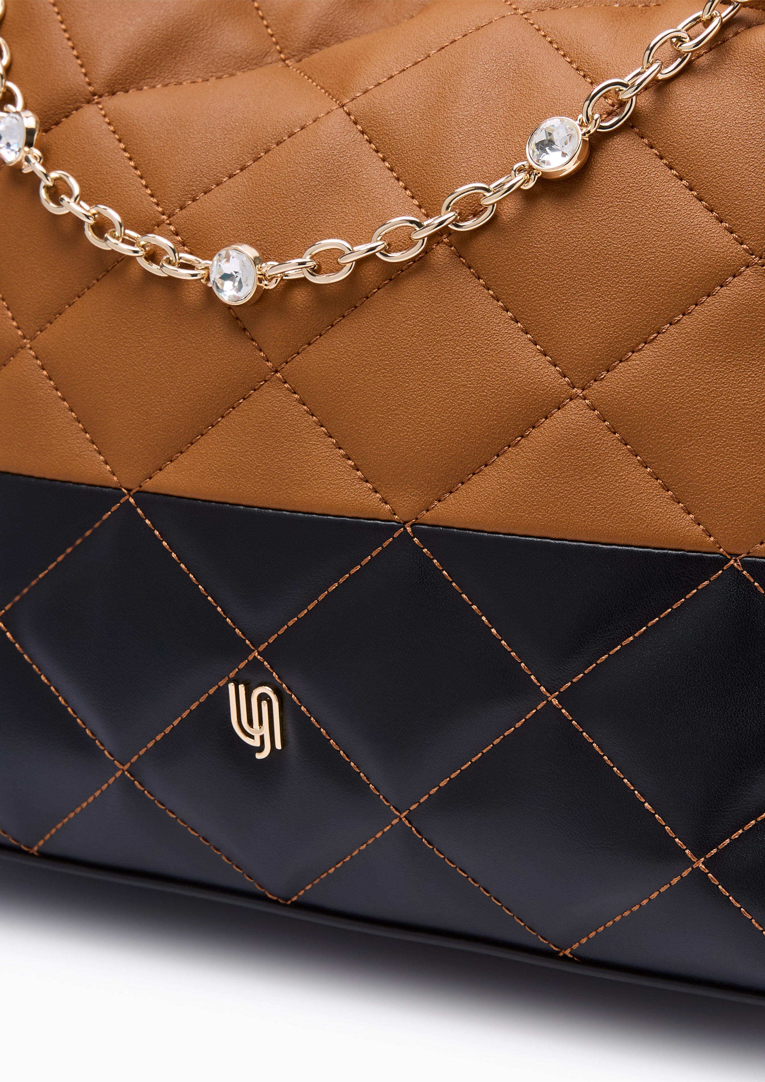 Monet Party Ii Infinite L Shoulder Bag - Brown