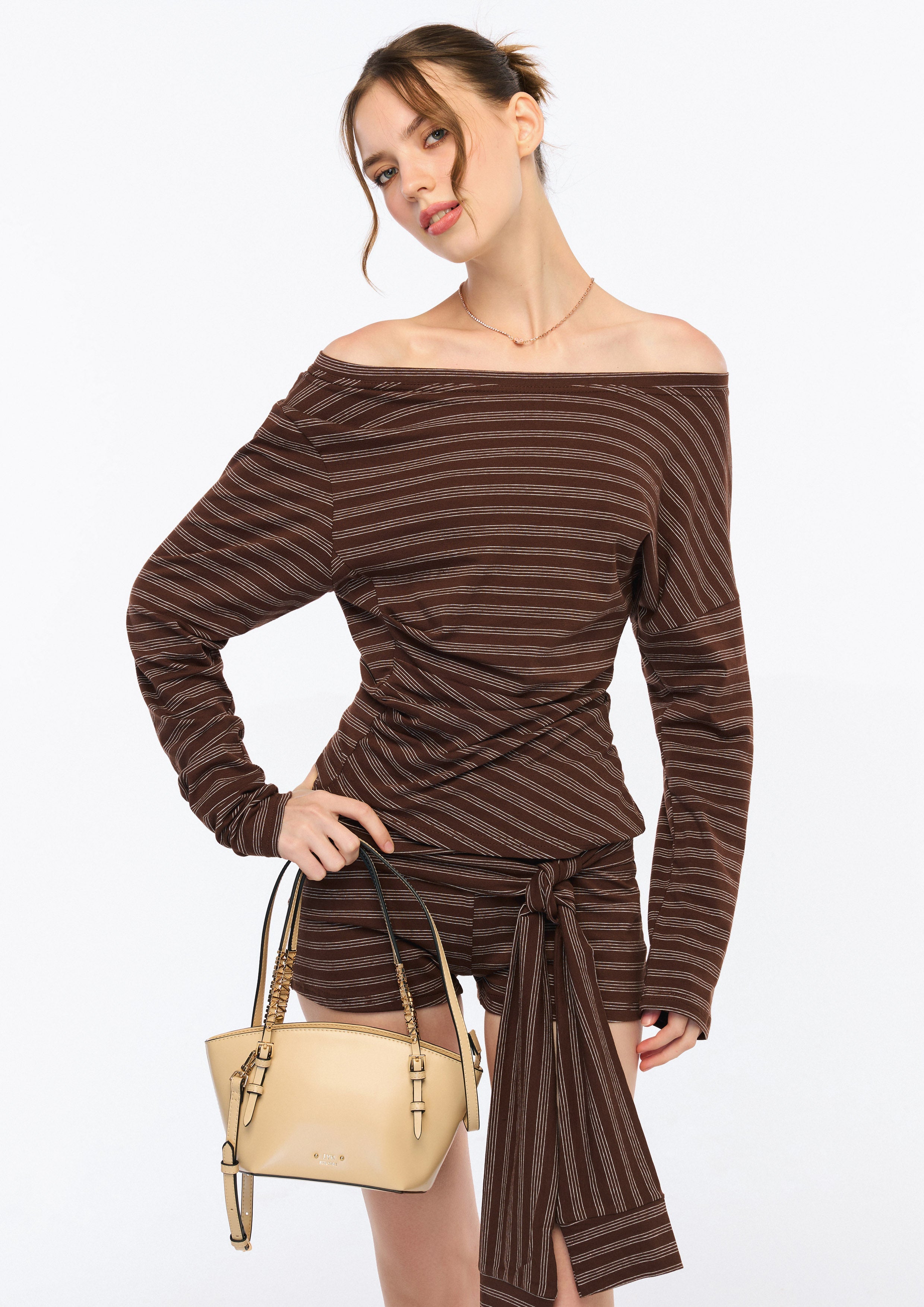 Lynnesy M Handbag - Beige