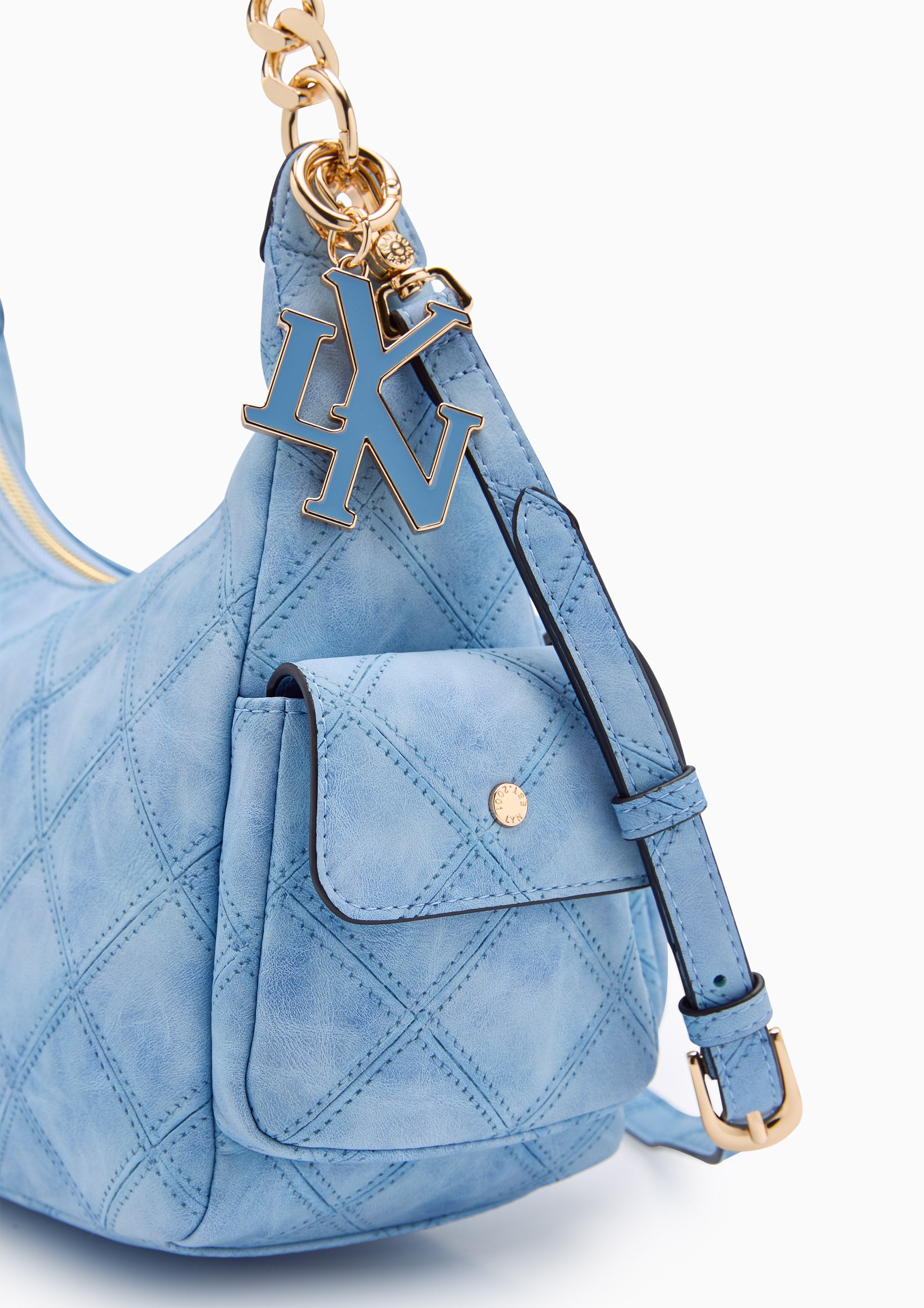 Renny M Shoulder Bag - Blue Variation 2