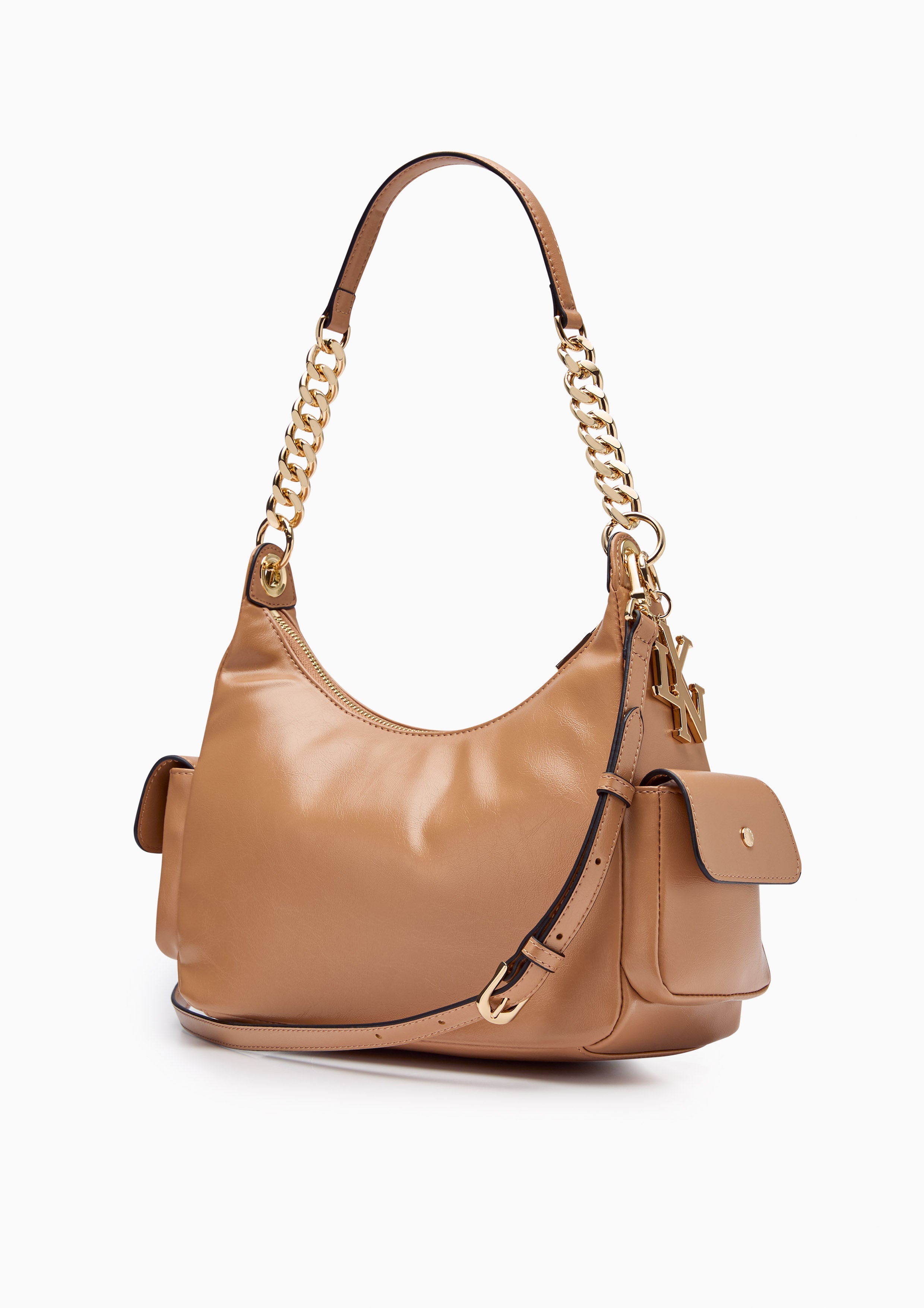Renny M Shoulder Bag - Tan