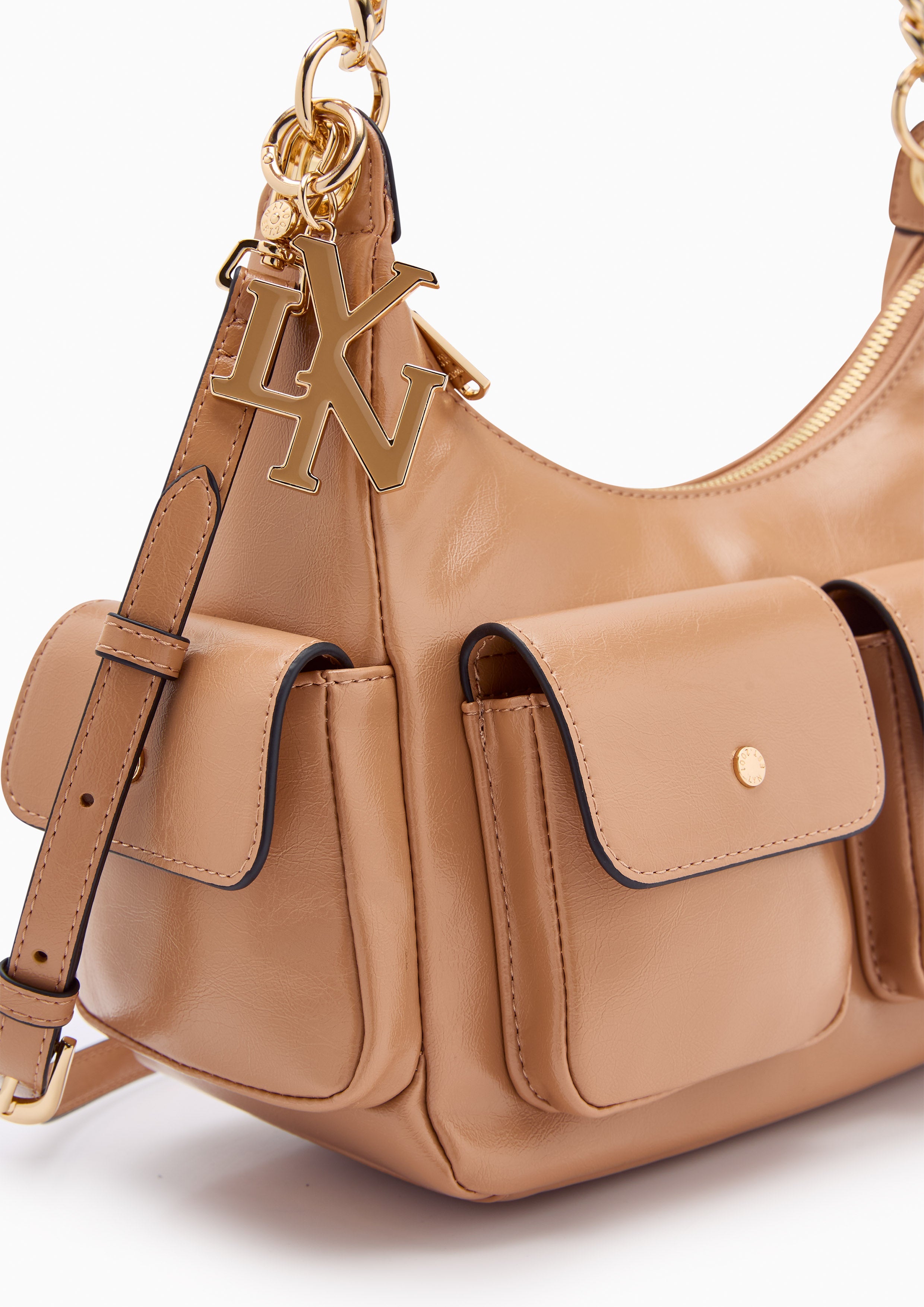 Renny M Shoulder Bag - Tan