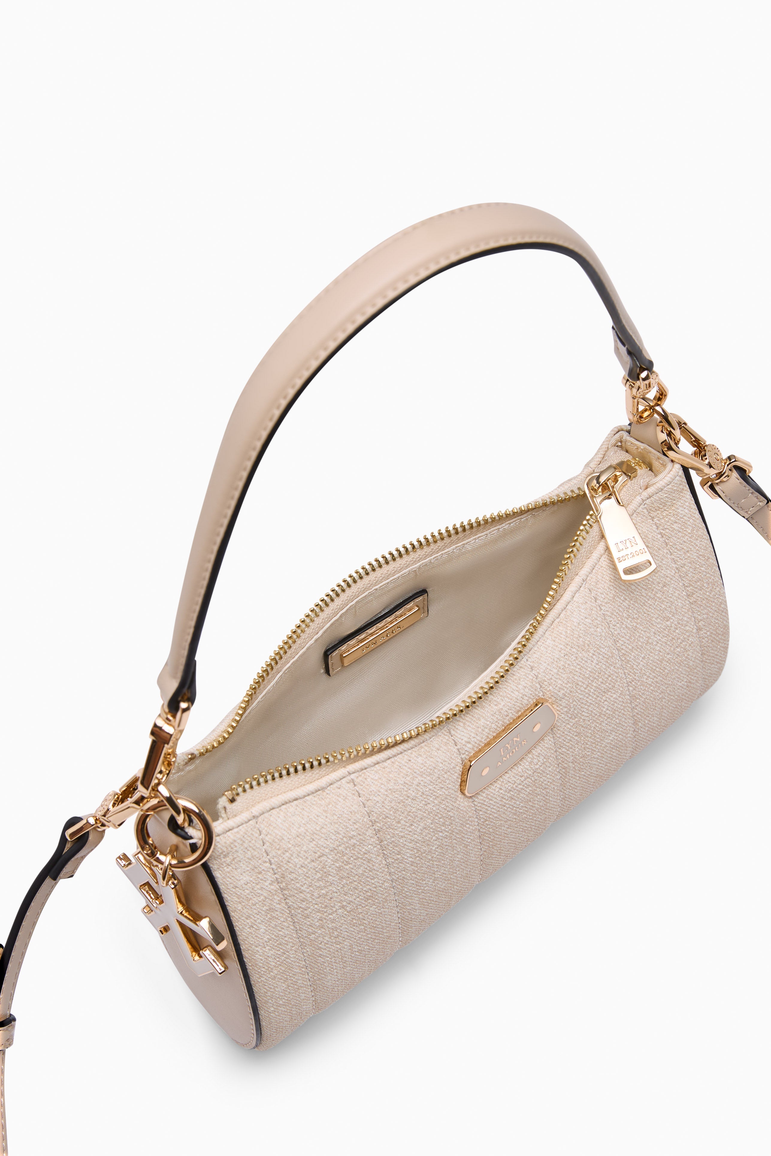 Renny S Shoulder Bag - Light Beige