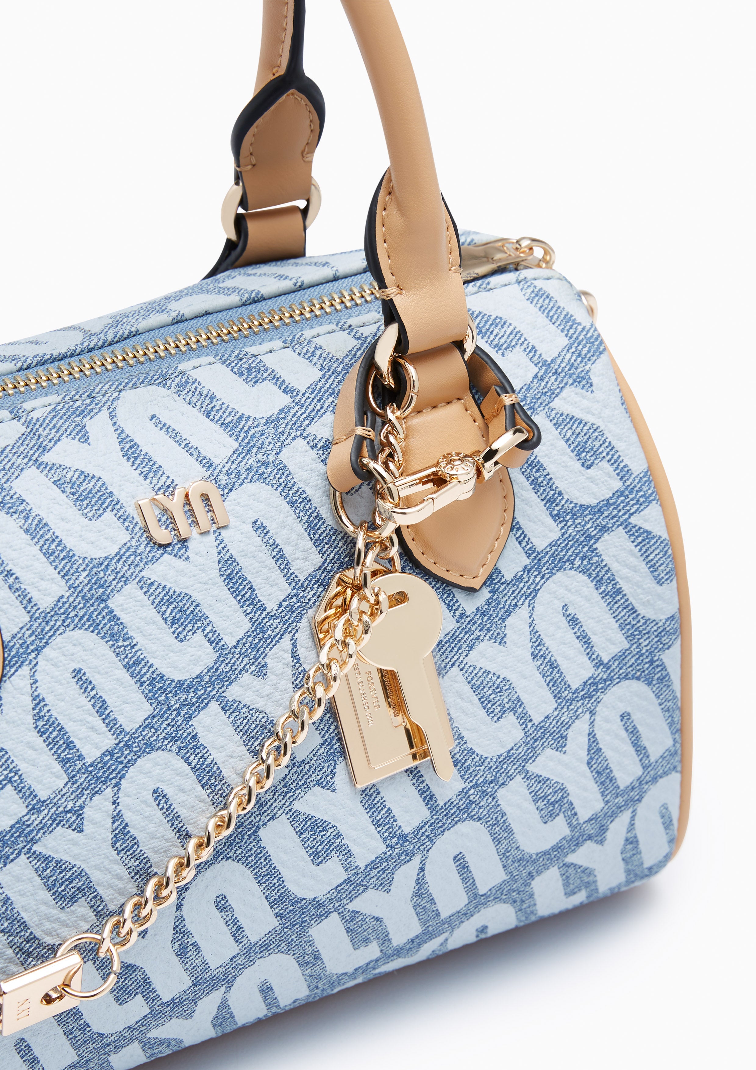 Tinashe S Crossbody Bag - Printed Blue Variation 2