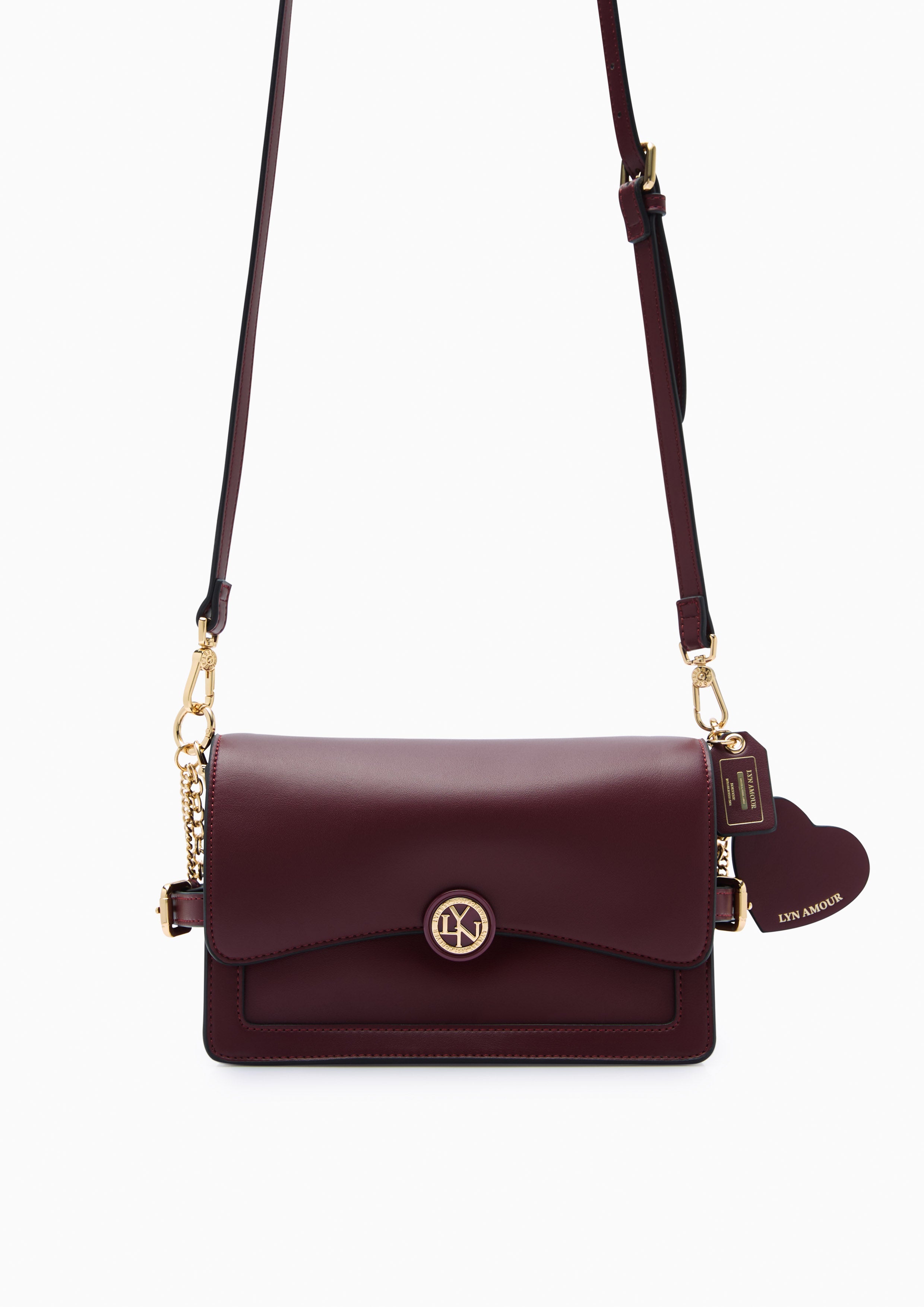Mabel S Shoulder Bag - Dark Red