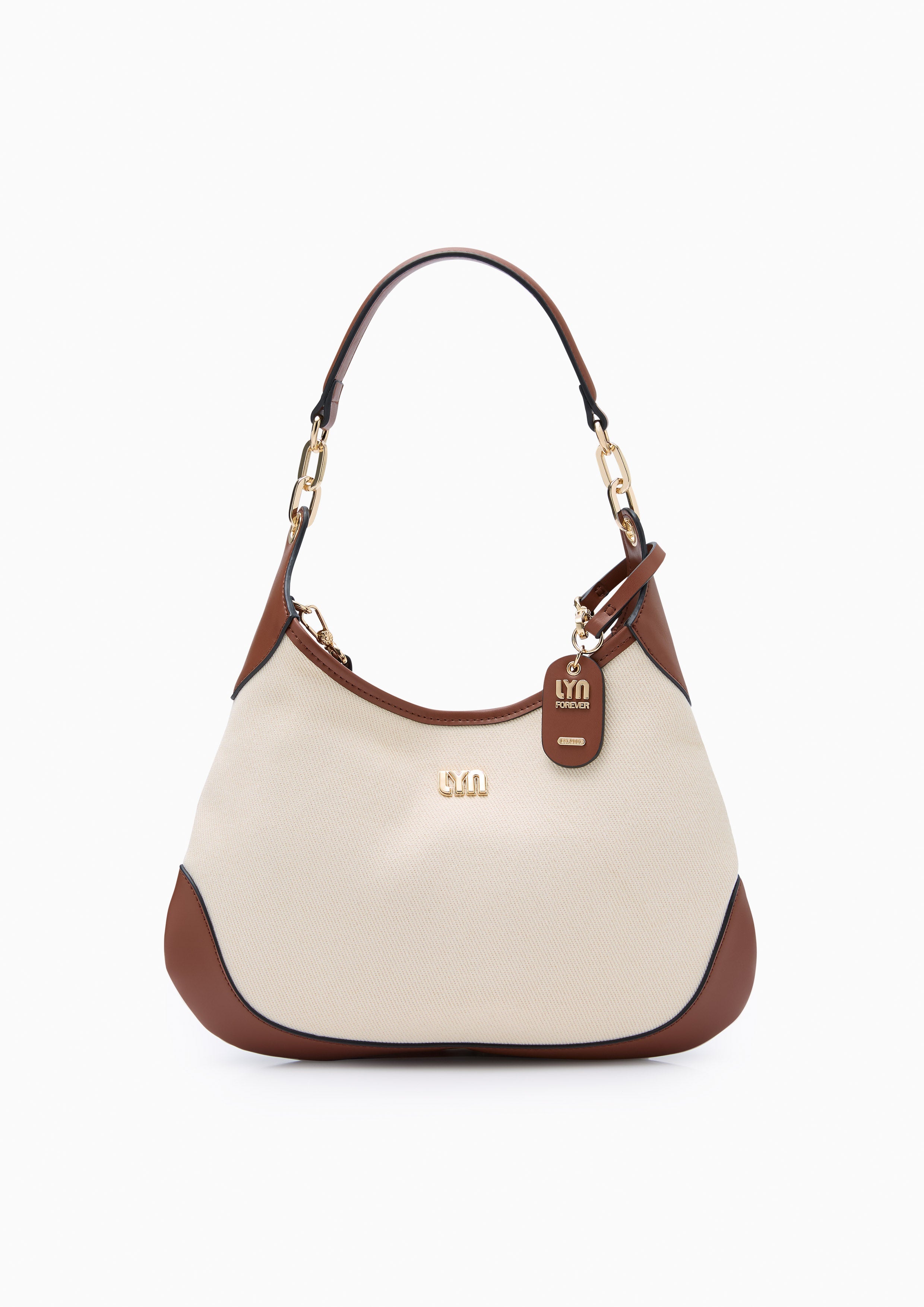 Neva Hobo Crossbody Bag - Beige