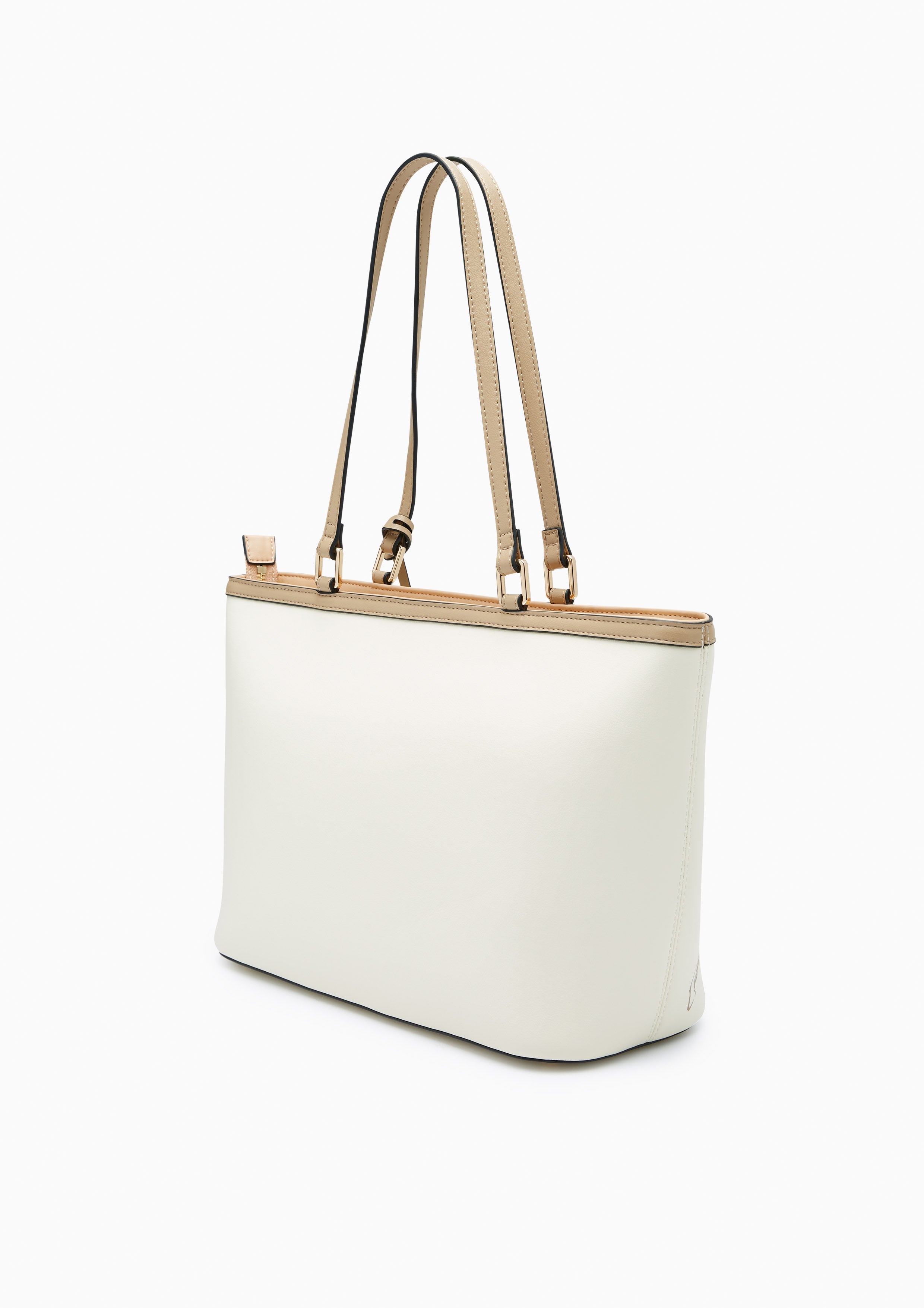 Re-Edit Mustang L Tote Bag - Printed Ivory