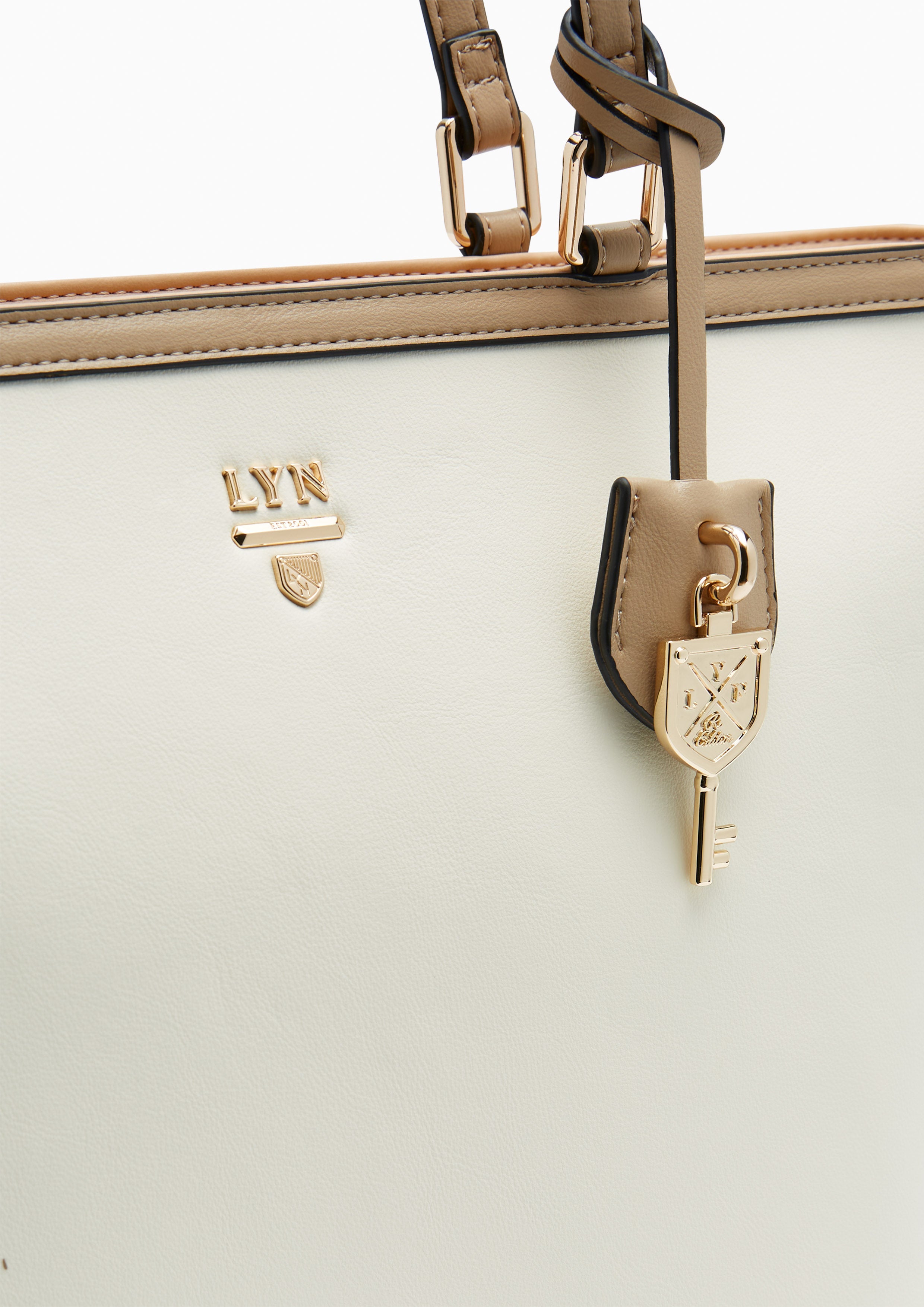 Re-Edit Mustang L Tote Bag - Printed Ivory