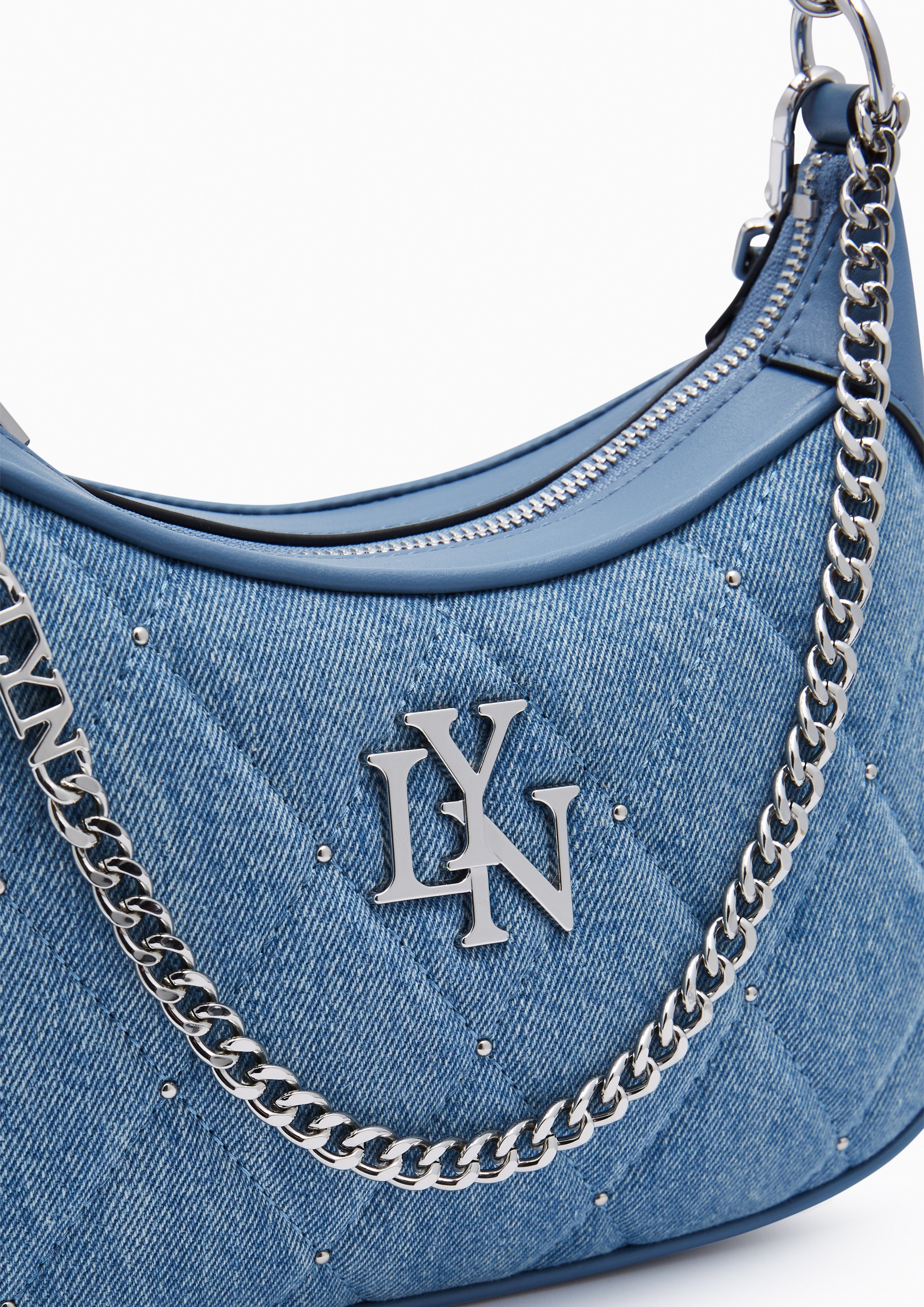 Rexha Denim Mini Shoulder Bag - Blue Variation 2