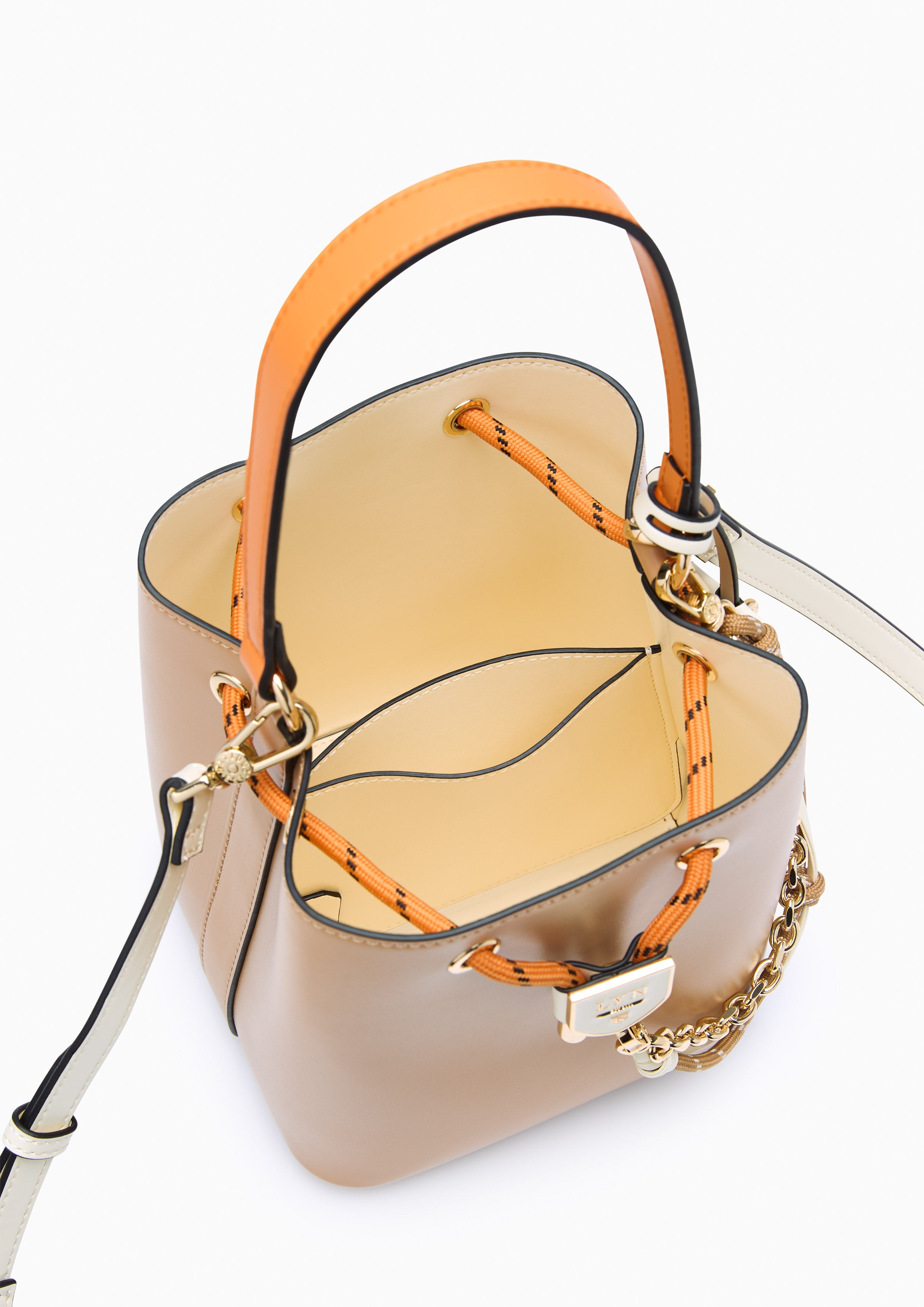Re-Edit Explore Carina S Bucket Bag - Beige