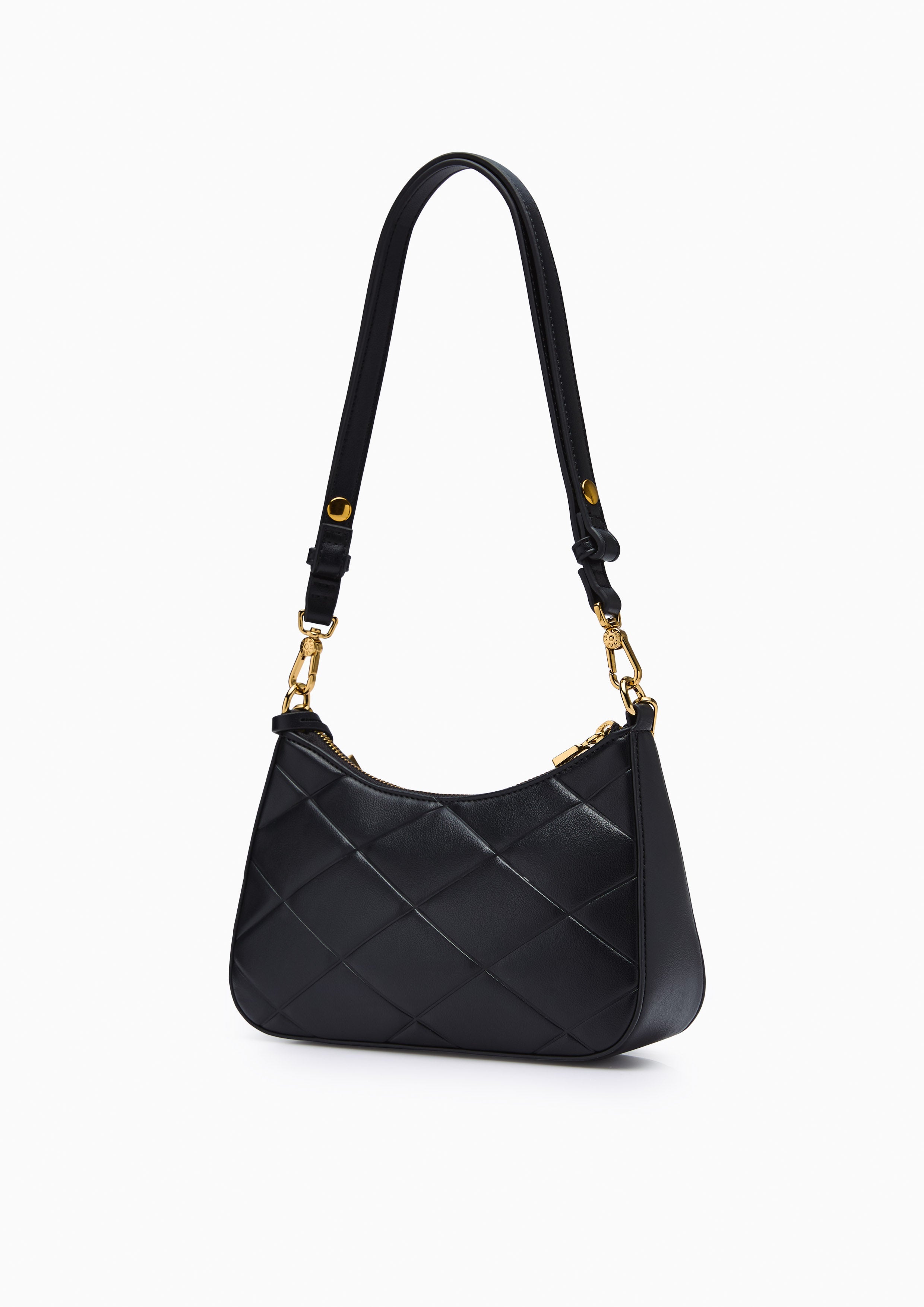 Re-Edit Rosee Emb S Shoulder Bag - Black