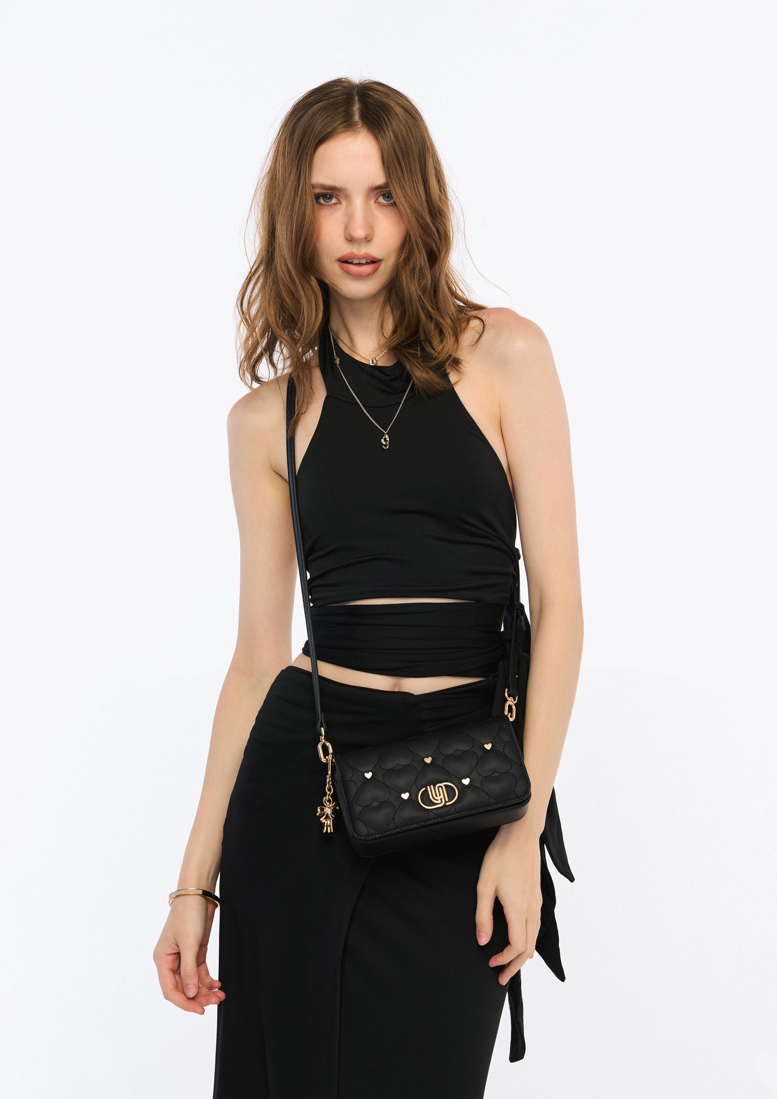 Moon Cher Infinite Crossbody Bag - Black