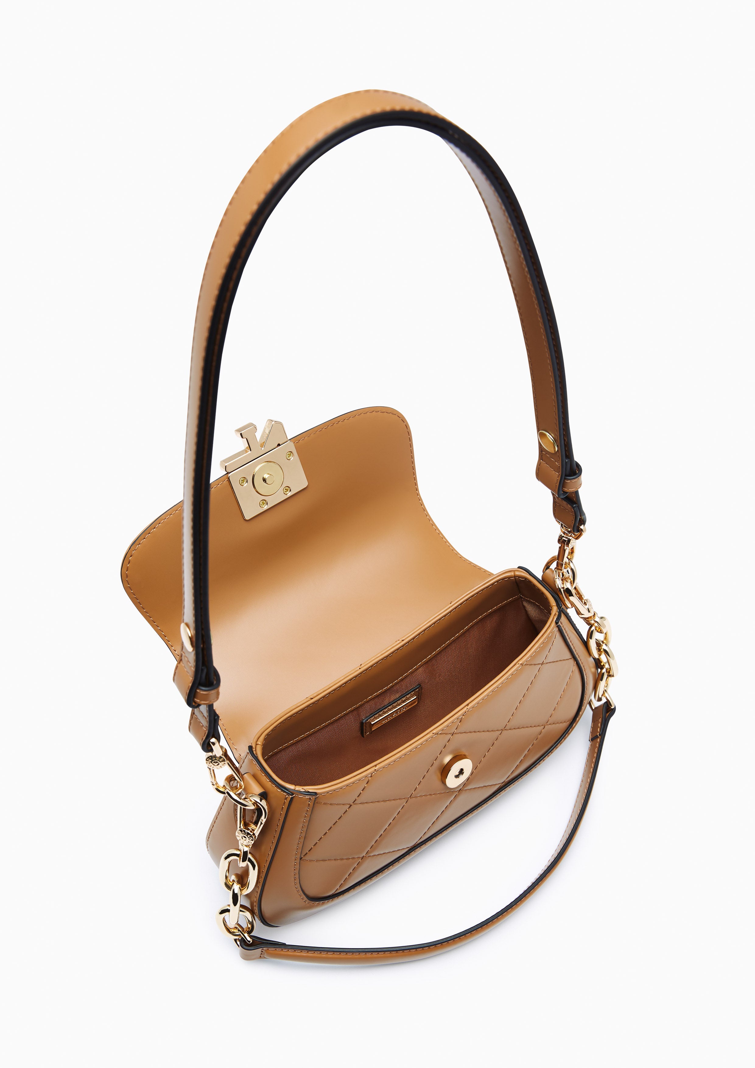 Alenza S Shoulder Bag - Brown