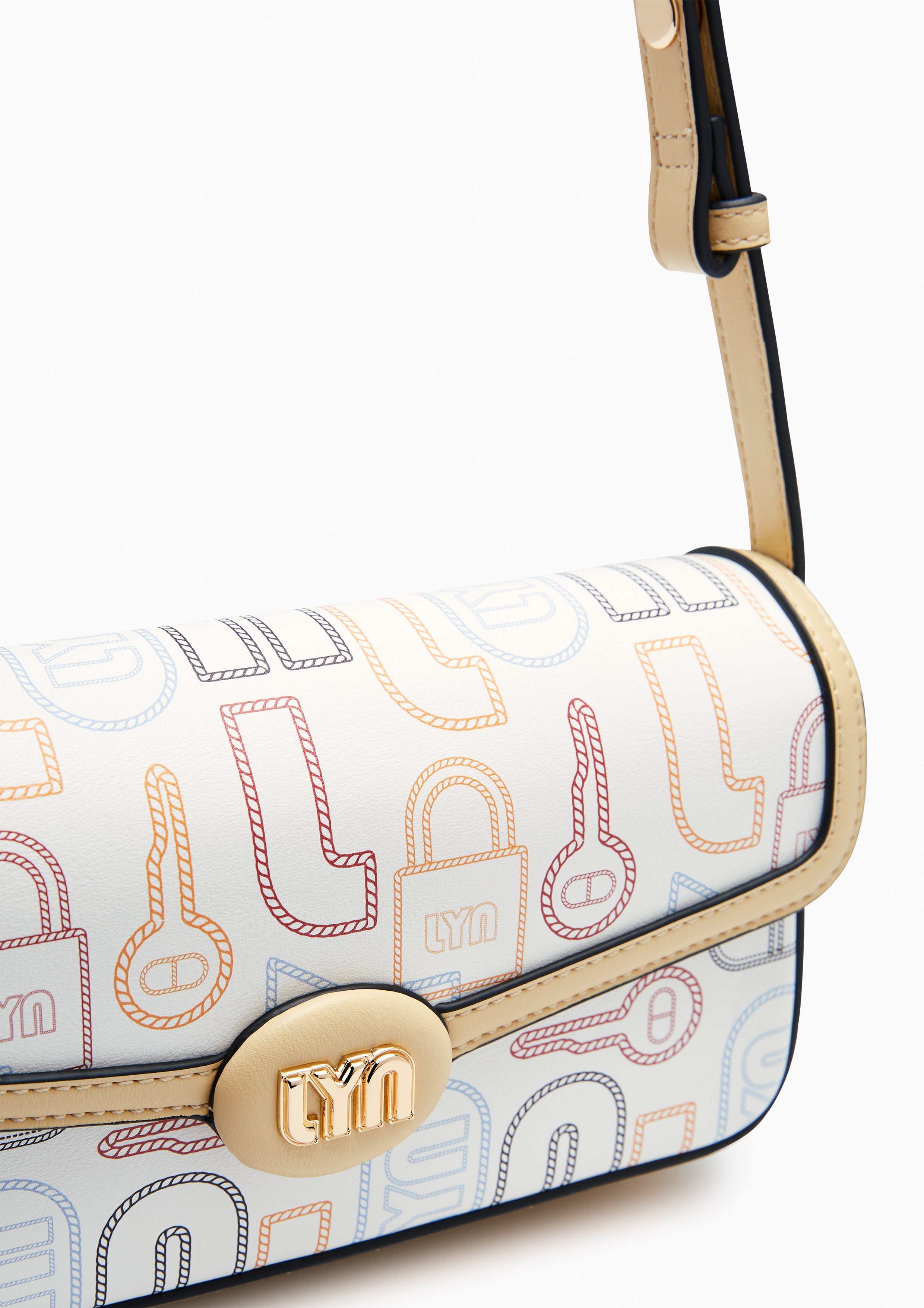 Jenson Crossbody Bag - White Variation 2