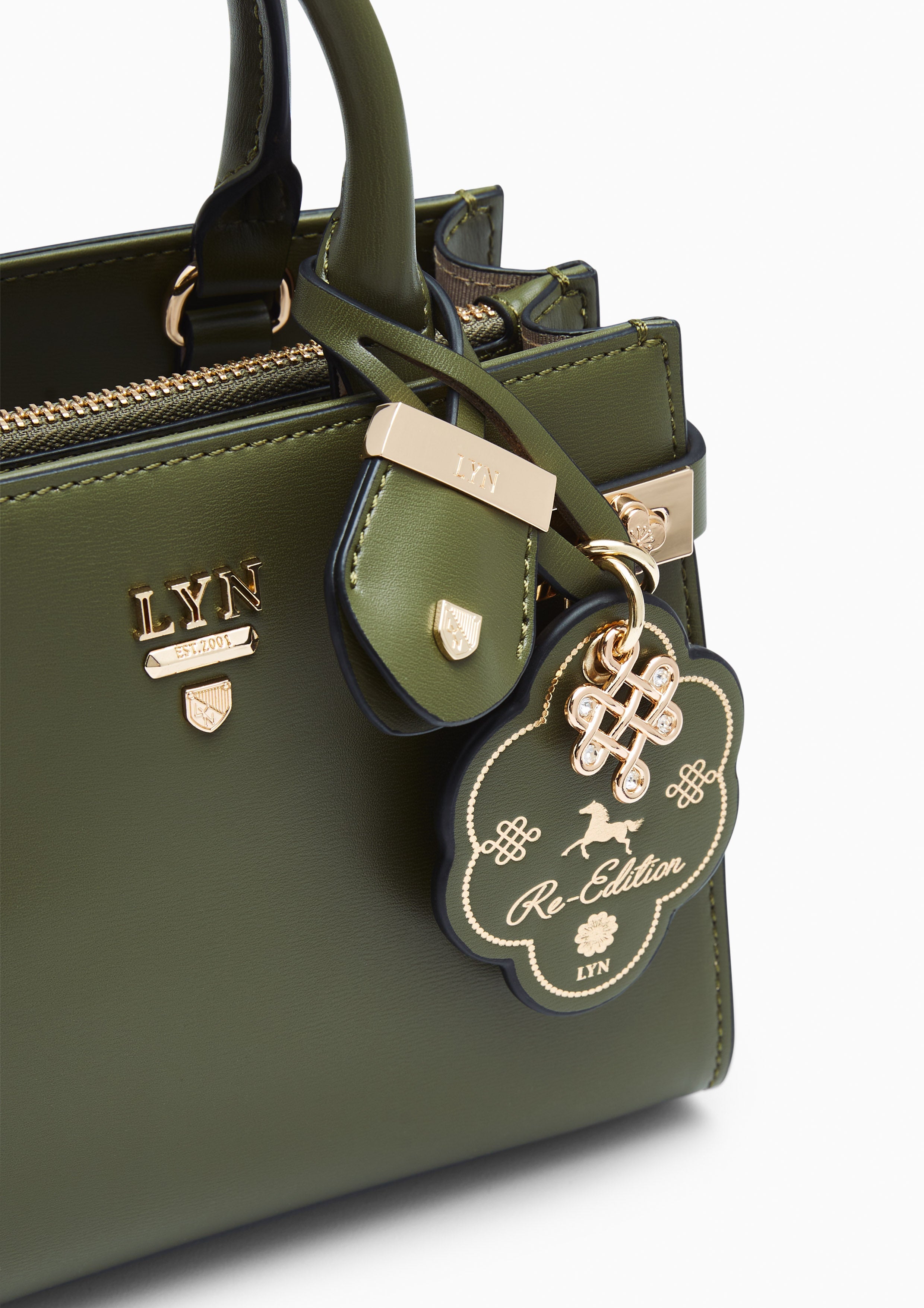 Re-Edit Bliss Handle S Crossbody Bag - Green