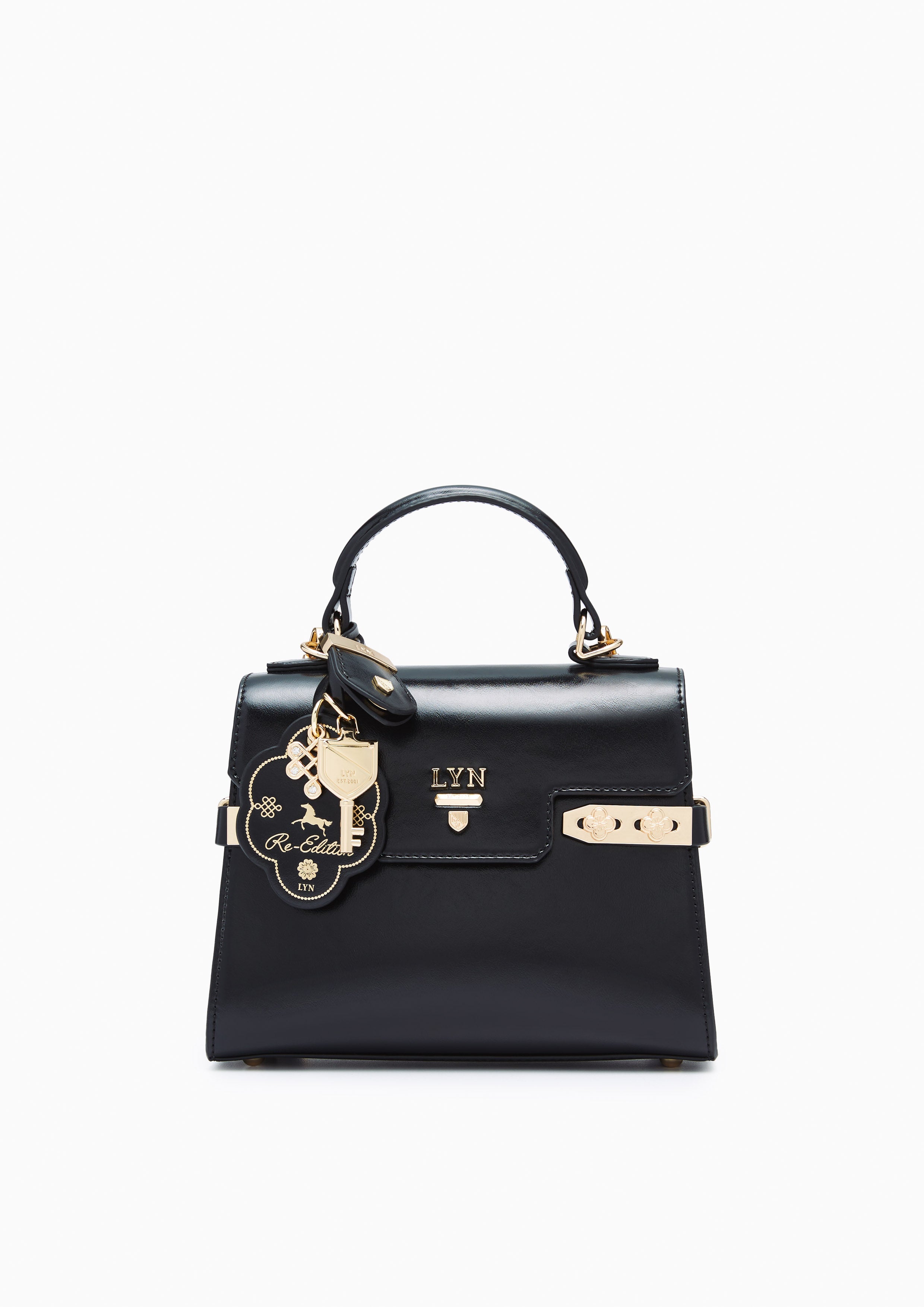 Re-Edit Bliss Top Handle S Handbag - Black