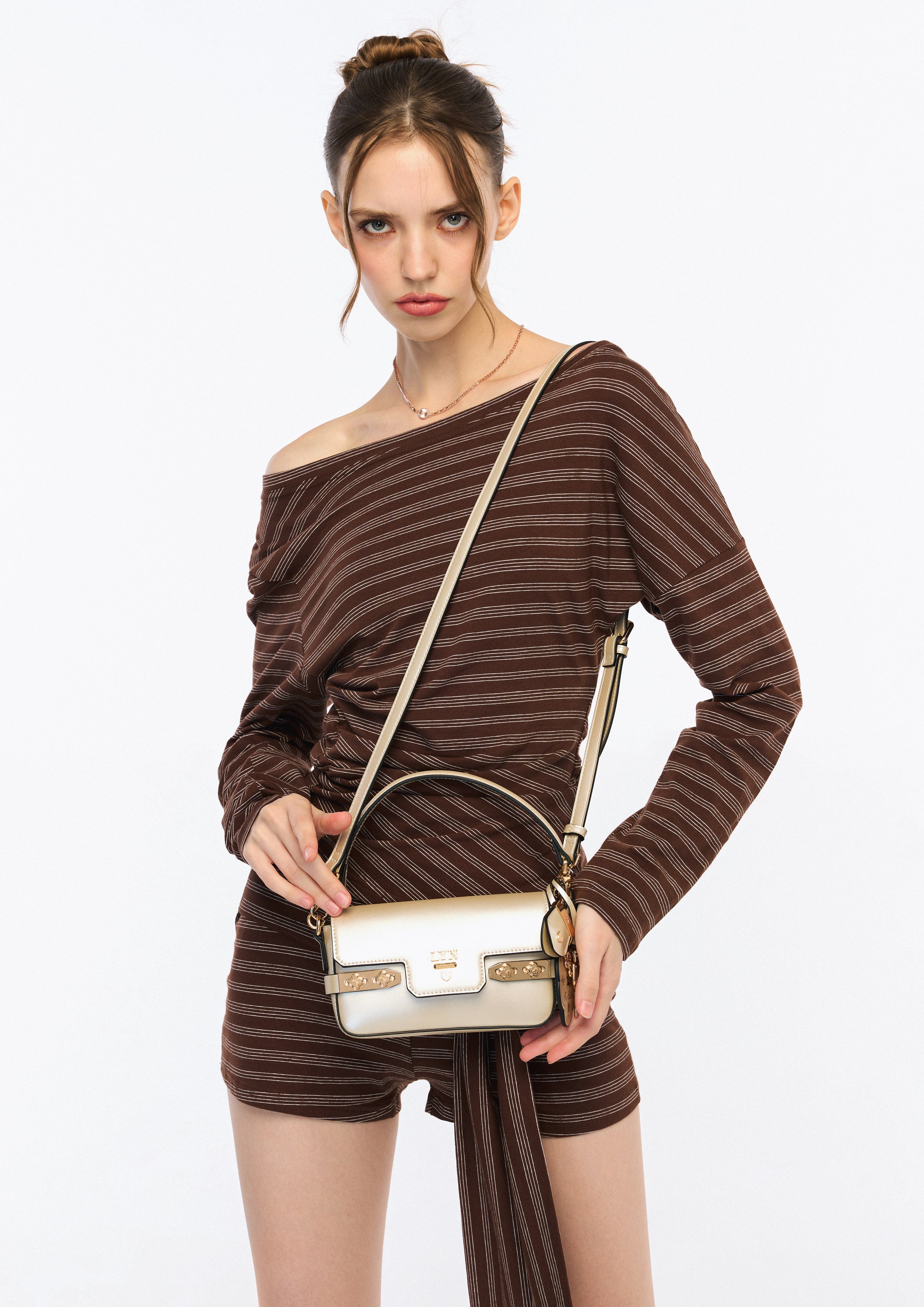 Re-Edit Bliss Mini Crossbody Bag - Gold Variation 2