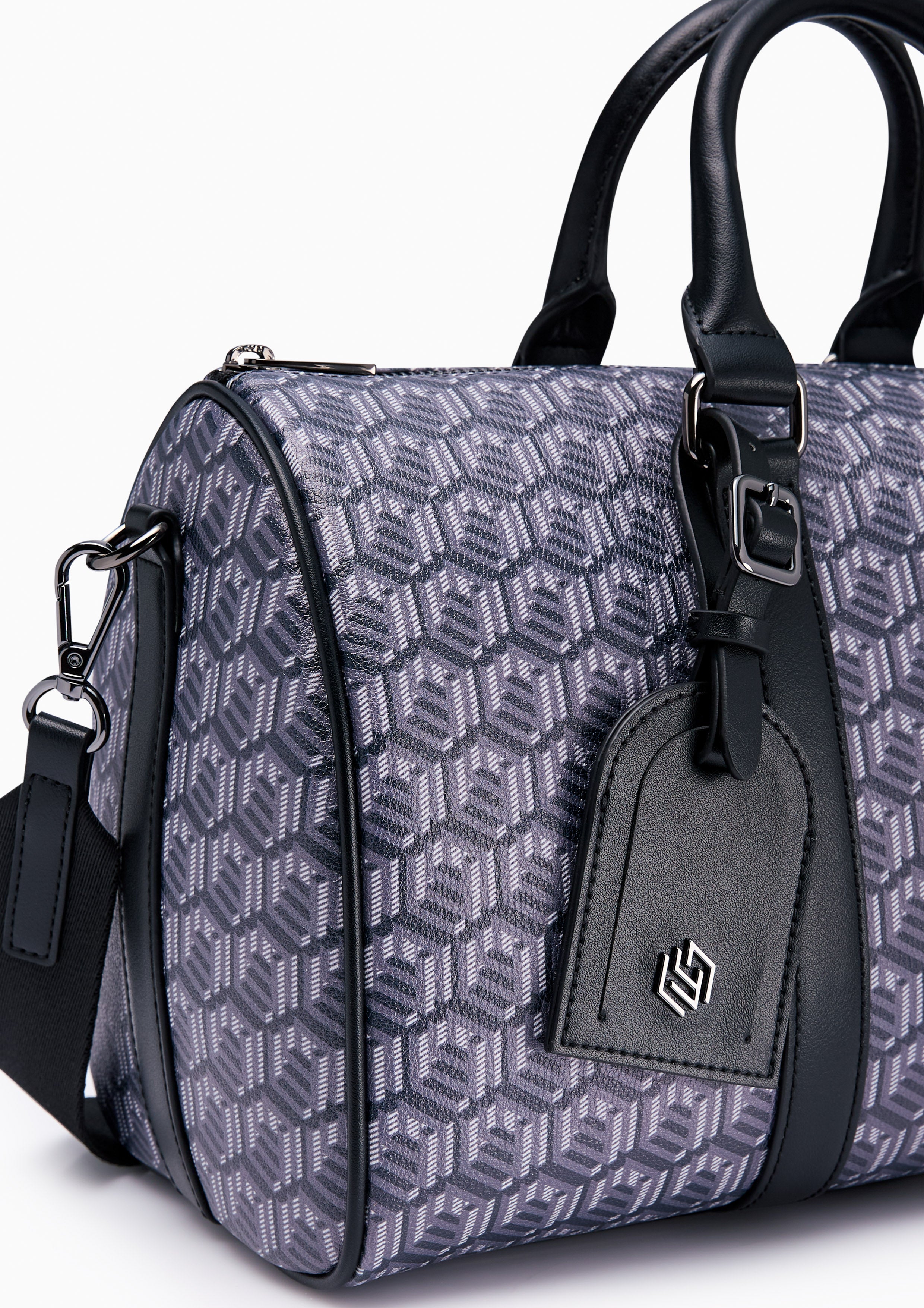 Zoll Infinite Duffle Handbag - Printed Black