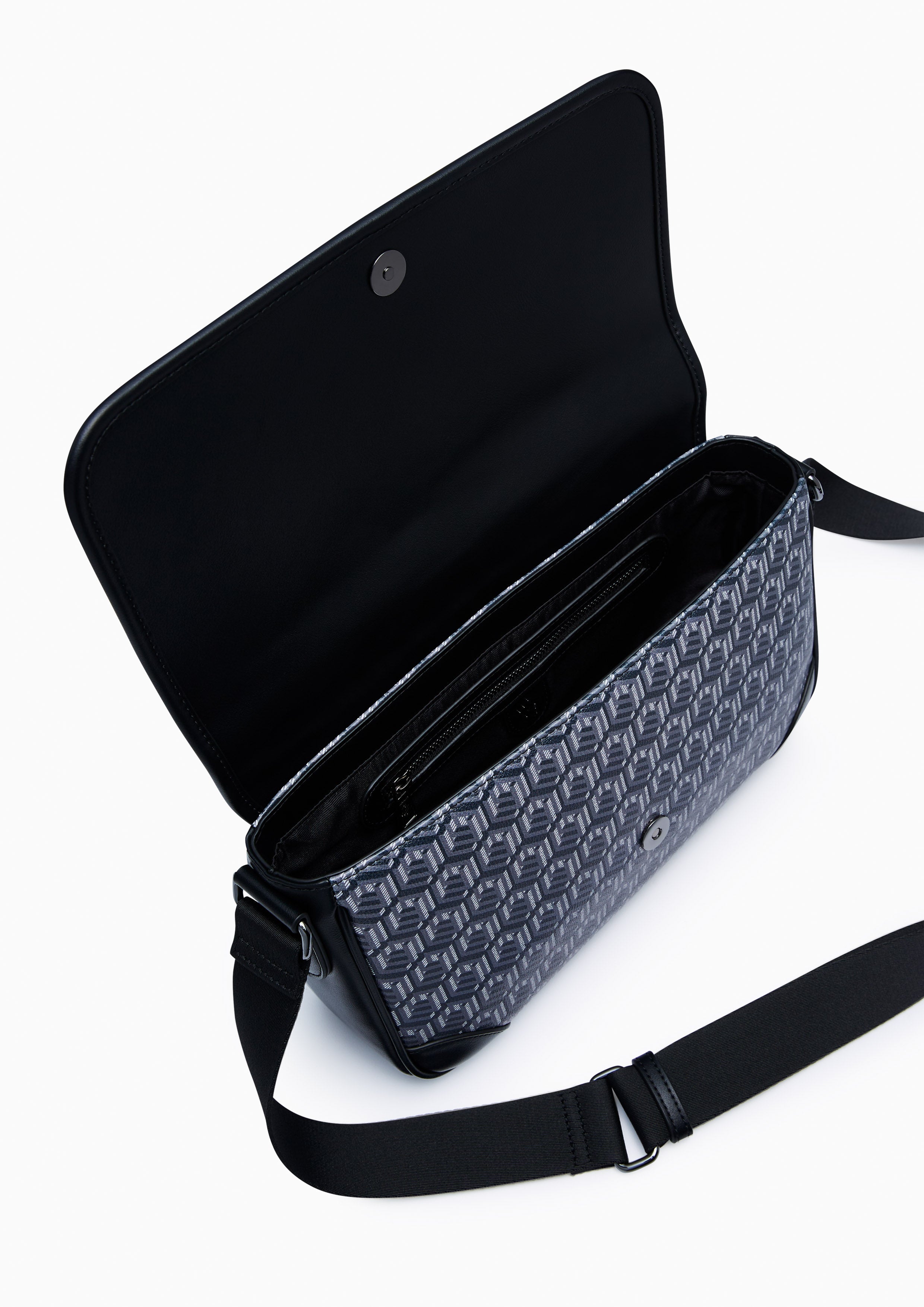 Zoll Infinite Messenger Crossbody Bag - Printed Black