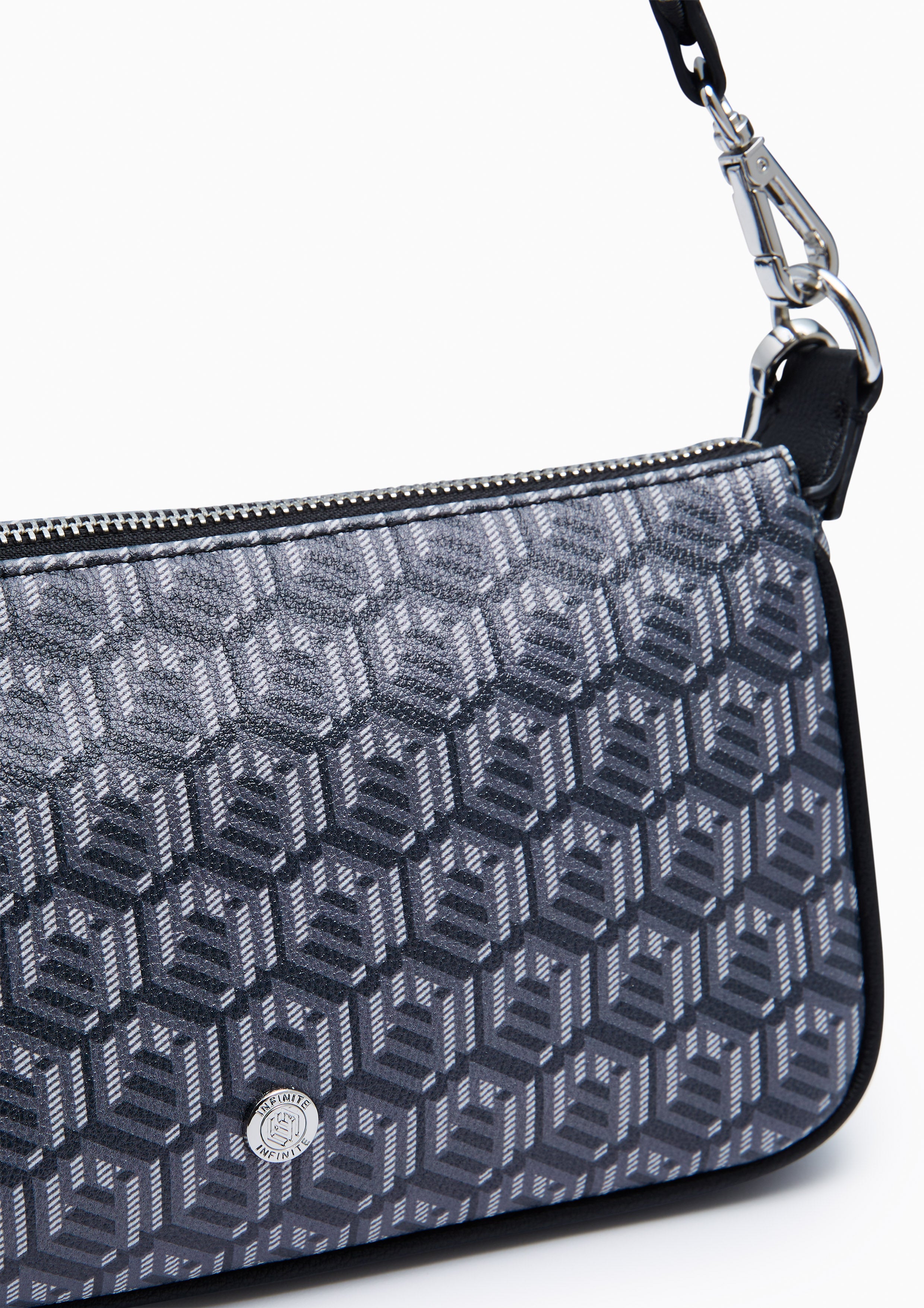 Zoll Infinite Zip Pouch Crossbody Bag - Printed Black