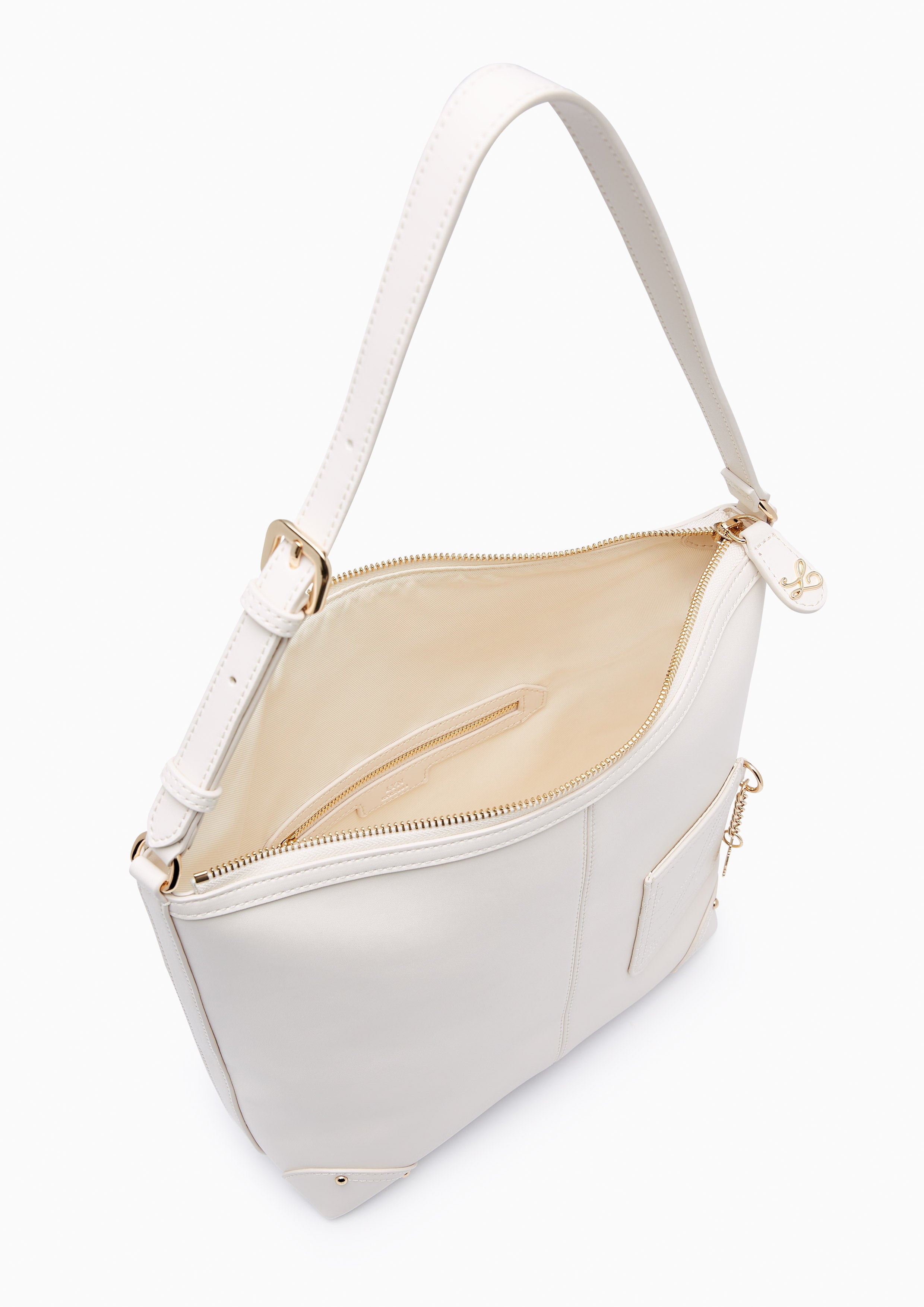 Boyfriends Shoulder Bag - Ivory